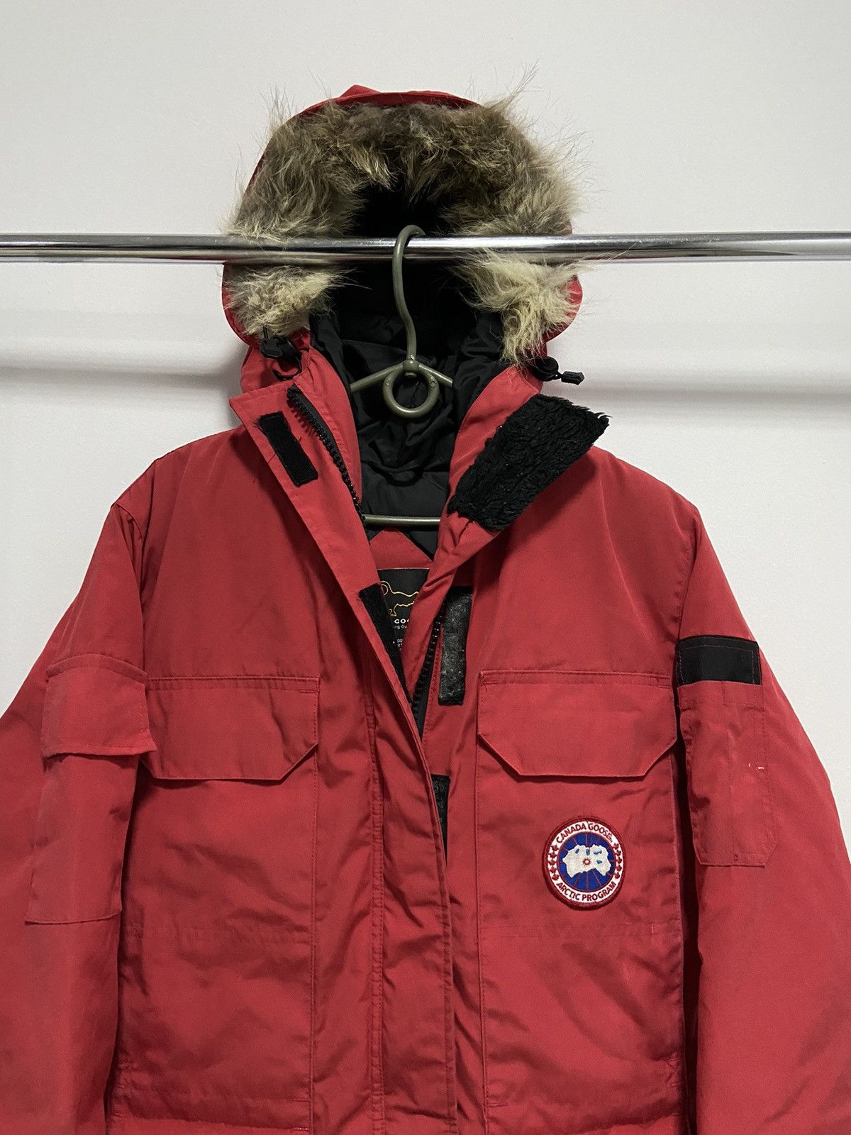 Canada Goose × Vintage Canada Goose expedition Jacket Hood fur Vintage Puffer Size M / US 6-8 / IT 42-44 - 2 Thumbnail