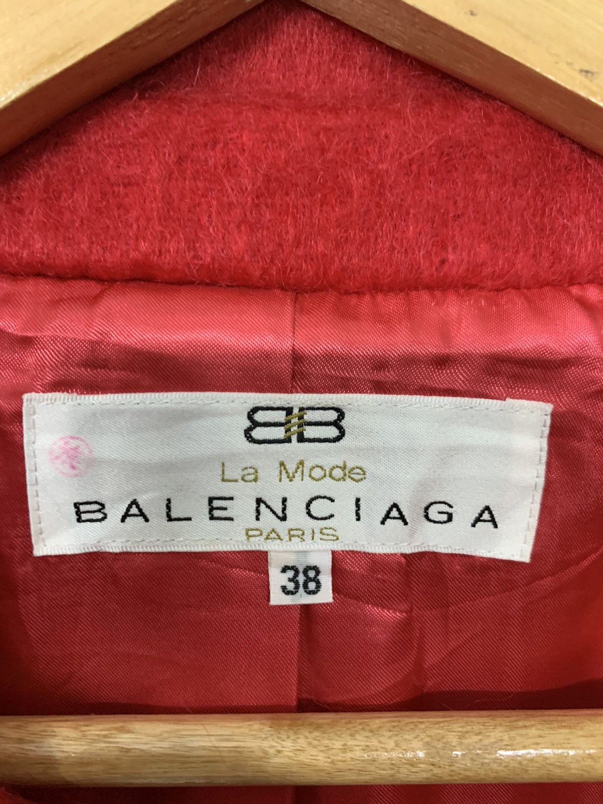 Balenciaga × Vintage Rare Balenciaga Wool Long Jacket Button Down Size M / US 6-8 / IT 42-44 - 6 Thumbnail