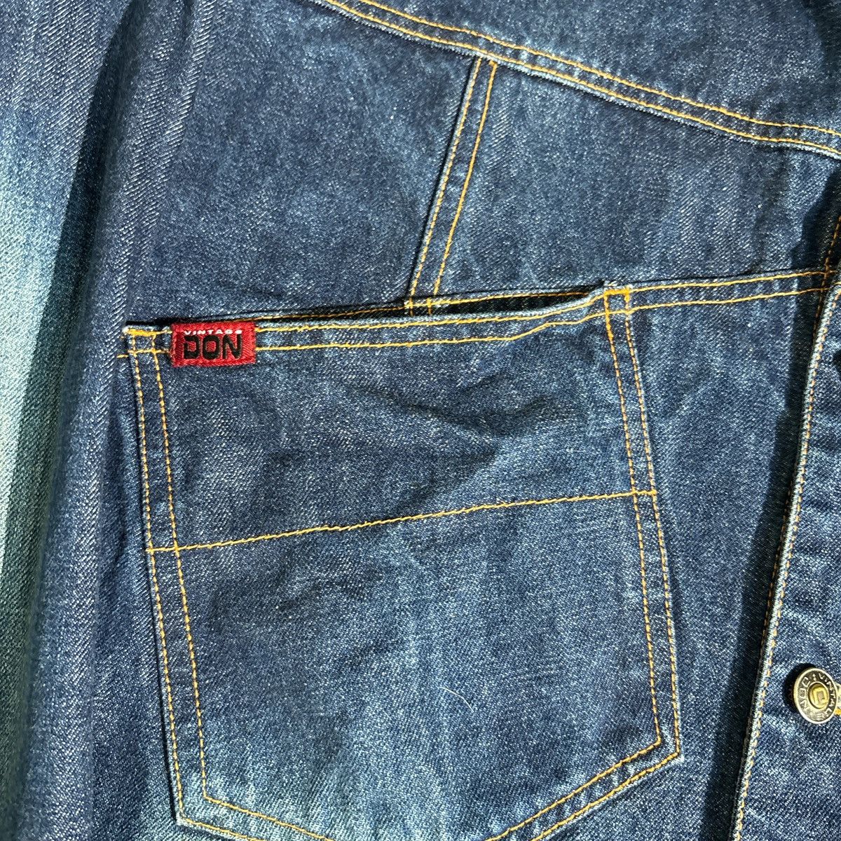 Vintage Crazy Y2K Baggy Oversized Vintage Don Denim Jacket Size XL Size US XL / EU 56 / 4 - 2 Thumbnail
