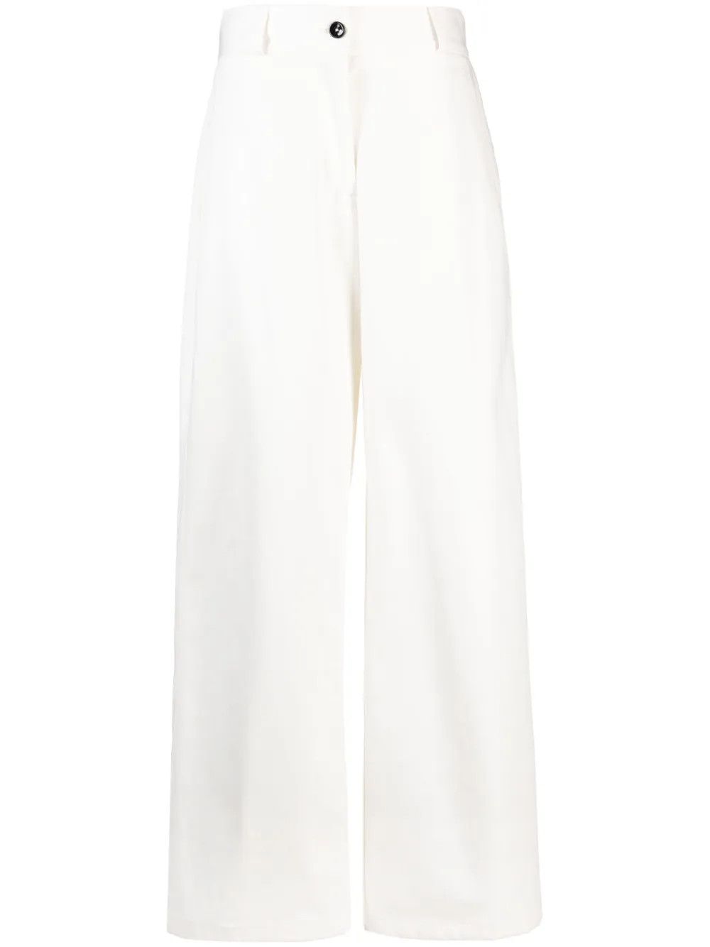 Jil Sander o1y1025 Casual Pant in White Size 36" / US 14 / IT 50 - 1 Thumbnail