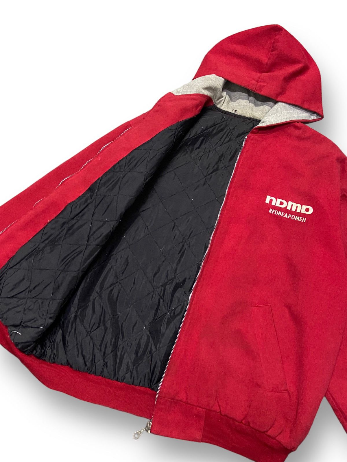 Japanese Brand × Vintage Vintage Mono Racing Team Zip Up Hoodie Jacket Size US L / EU 52-54 / 3 - 7 Thumbnail
