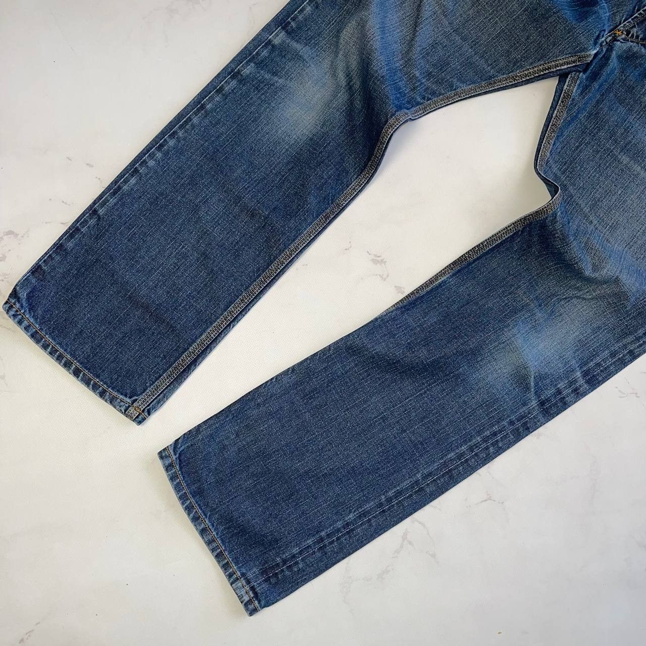 Diesel Diesel Vintage Jeans Mens w32 Blue Denim Pants Straight Y2K Size US 34 / EU 50 - 9 Thumbnail