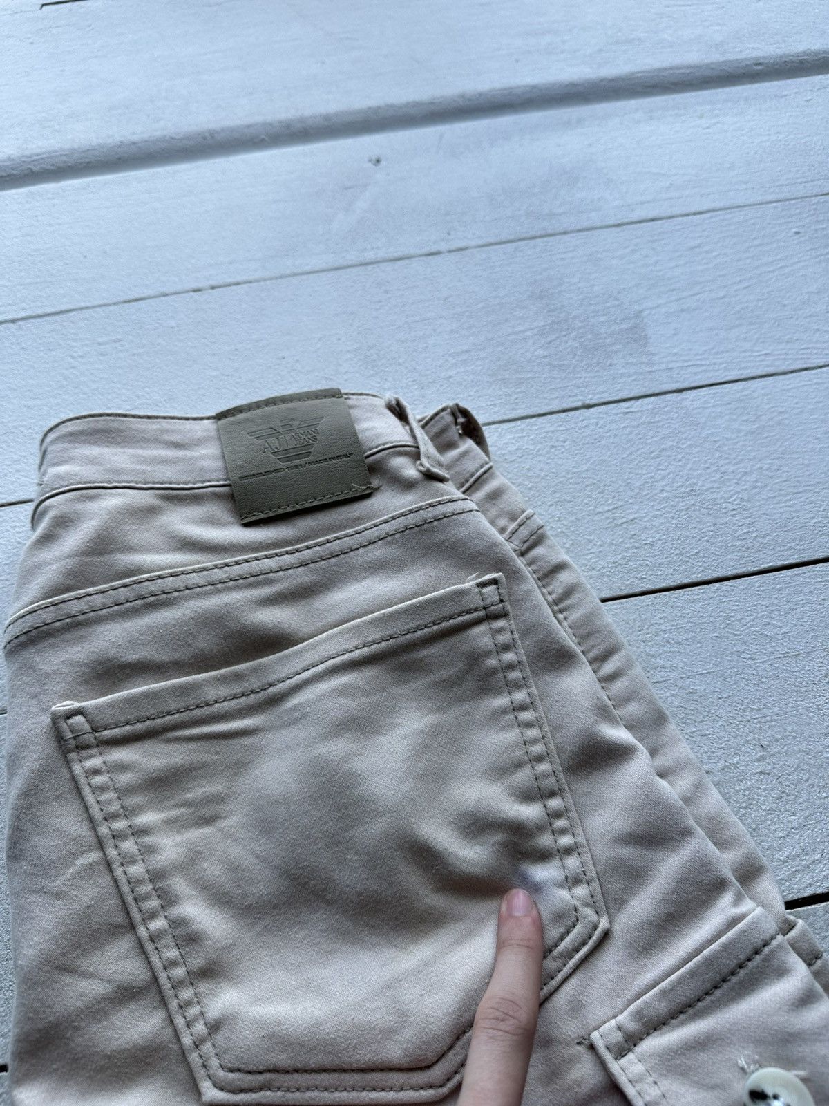 Armani × Armani Exchange × Vintage 🚨Mens Armani Jeans Cargo Shorts luxury y2k rare Size US 32 / EU 48 - 16 Thumbnail