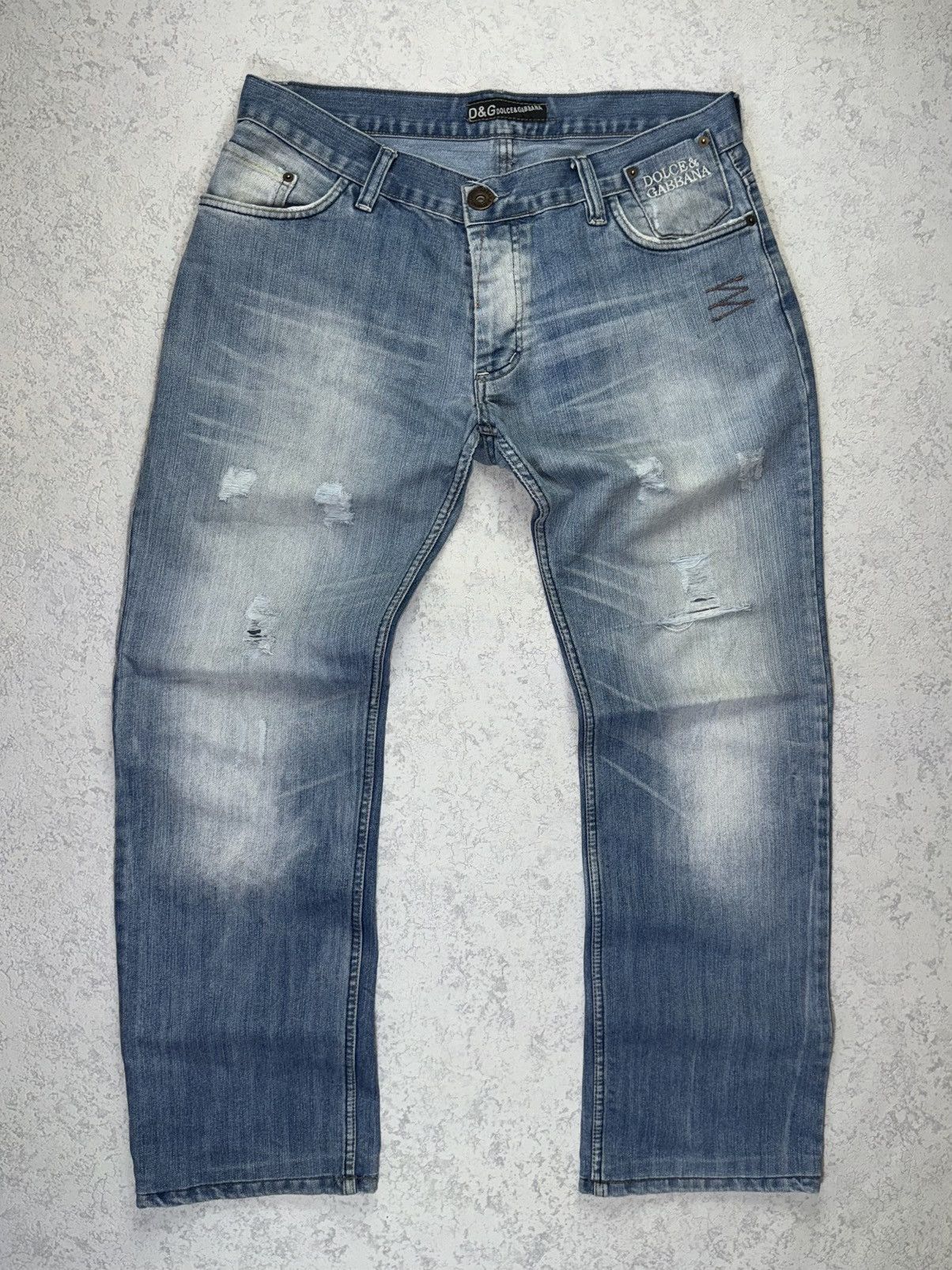 Dolce & Gabbana Dolce Gabbana Vintage Jeans Japanese Baggy Y2K Size US 36 / EU 52 - 1 Thumbnail