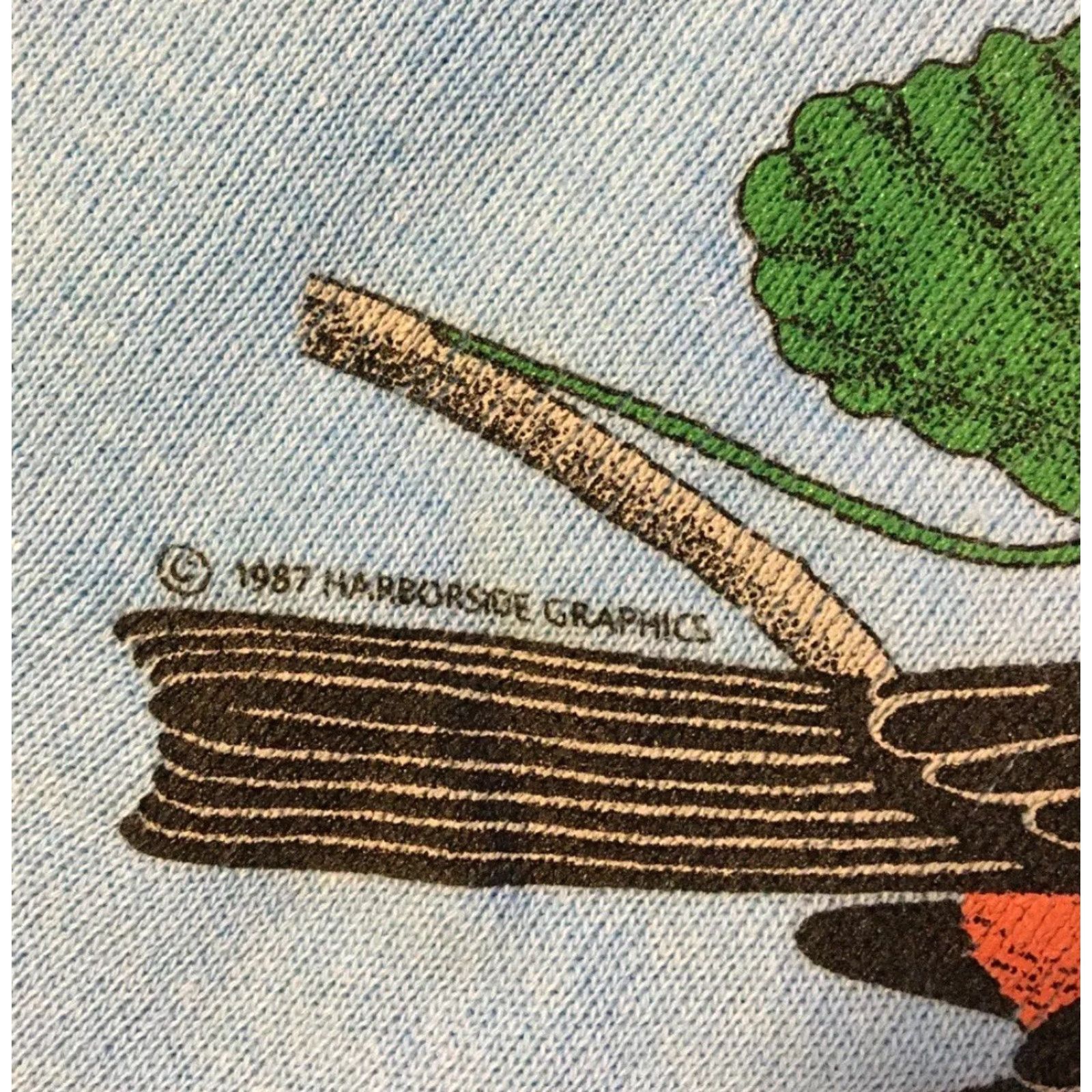 Hanes VINTAGE Arizona Nature Conservancy Bird Sweatshirt M USA Animal Art Grunge 90s Shirt Men M Blue Hanes Crew Neck Long Sleeve Size US M / EU 48-50 / 2 - 3 Thumbnail