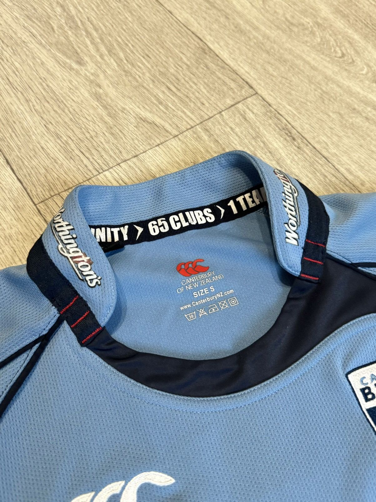Canterbury of New Zealand 🔷Vintage Canterbury Cardiff Blues 2008/09 Rugby Shirt Jersey Size US S / EU 44-46 / 1 - 5 Thumbnail
