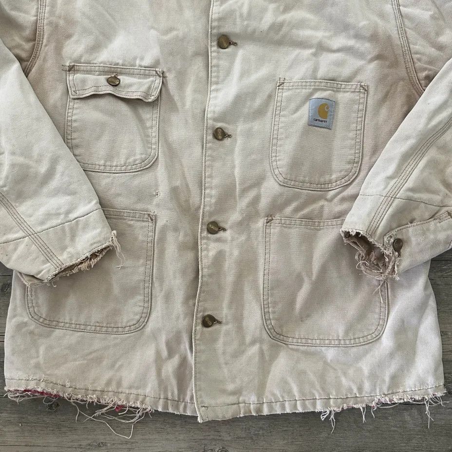 Carhartt Vintage Carhartt Chore Barn Coat Red Duck Lined Size L/XL Size US L / EU 52-54 / 3 - 2 Thumbnail