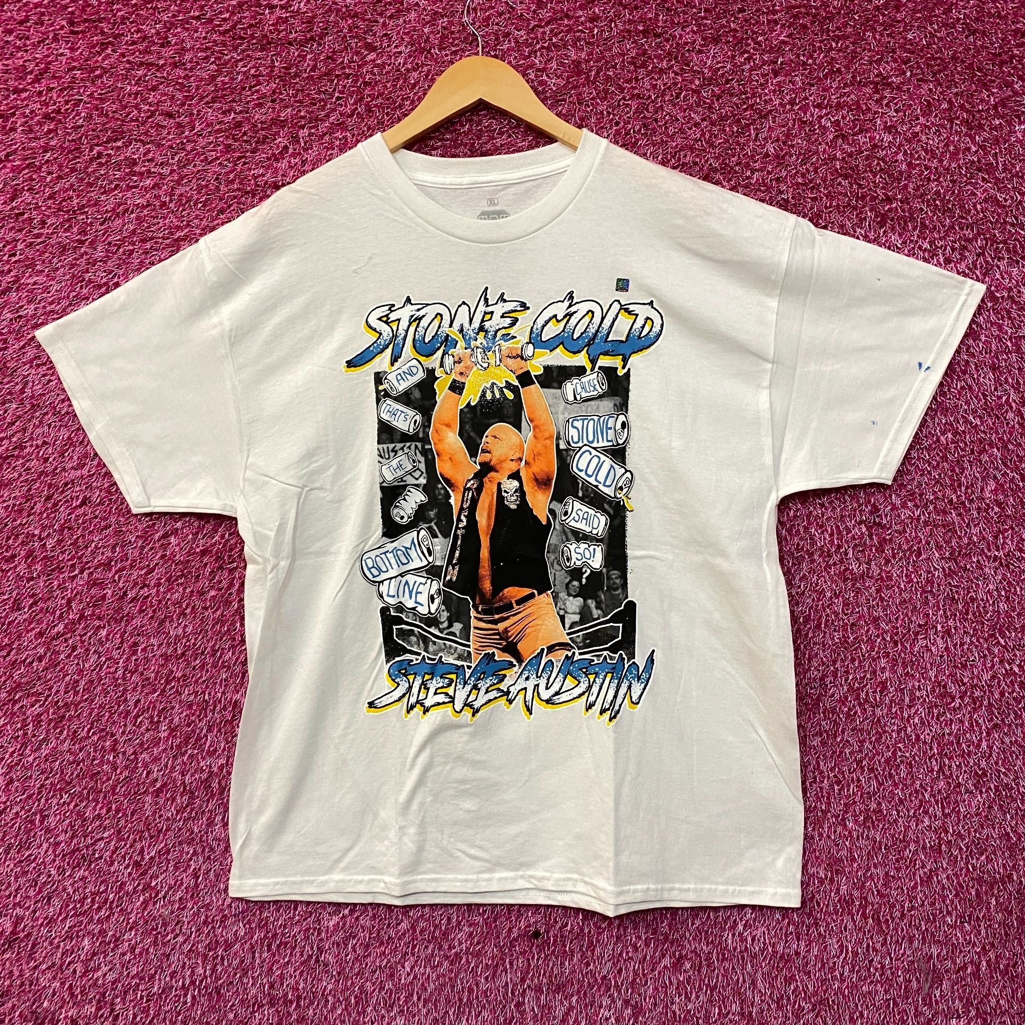 WWE WWE Stone Cold Steve Austin Superimposed Graphic T-Shirt Lar Size US L / EU 52-54 / 3 - 1 Thumbnail