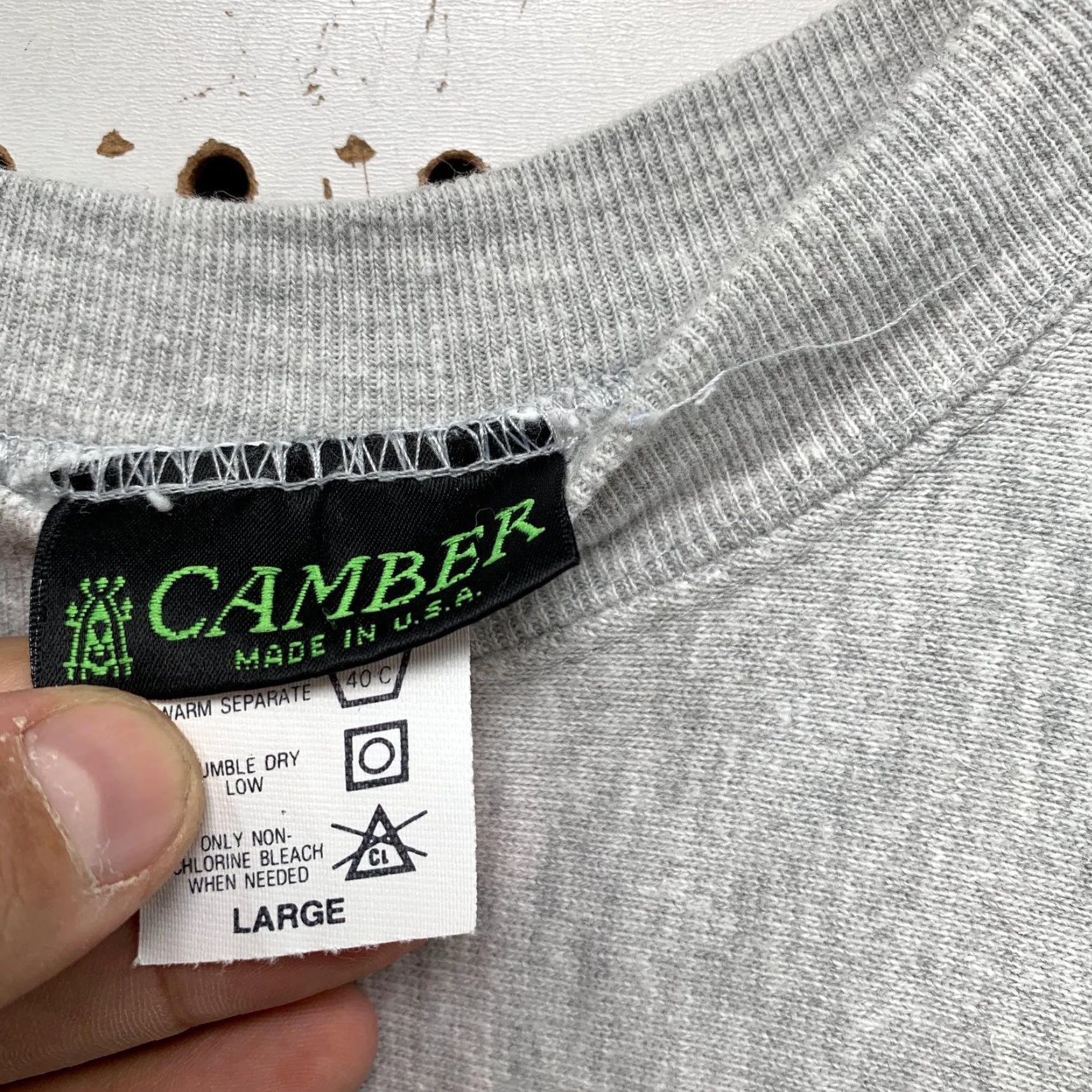 Vintage Vintage 90s Army Soccer Sweatshirt Mens Large Camber Reverse Weave USA Gray Cricket? Size US L / EU 52-54 / 3 - 6 Thumbnail