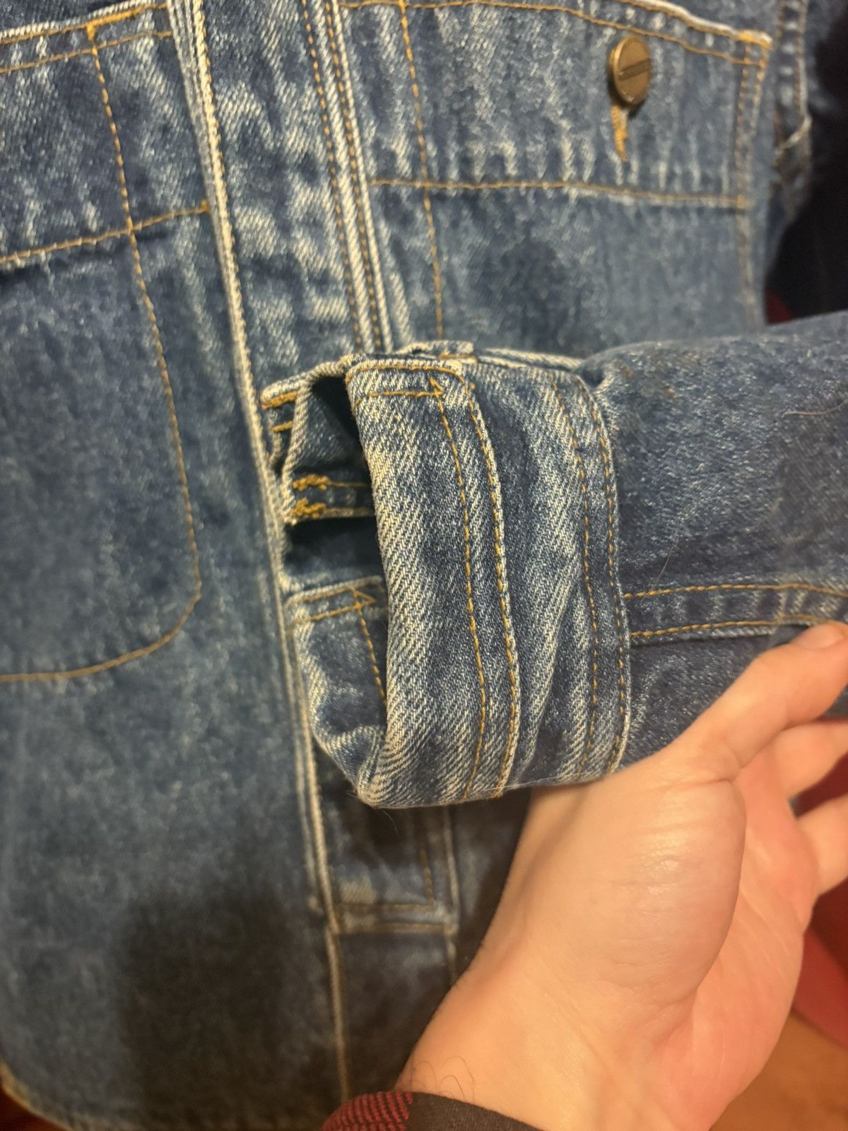 Marithe + Francois Girbaud Vintage Marithe Francios Girbaud Jean Jacket 80’s Buckle Size US S / EU 44-46 / 1 - 7 Thumbnail
