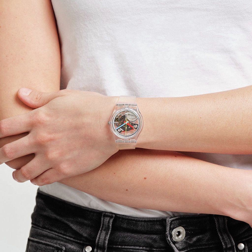 Swatch Swatch CLEARLY GENT Watch 34mm Size ONE SIZE - 3 Thumbnail