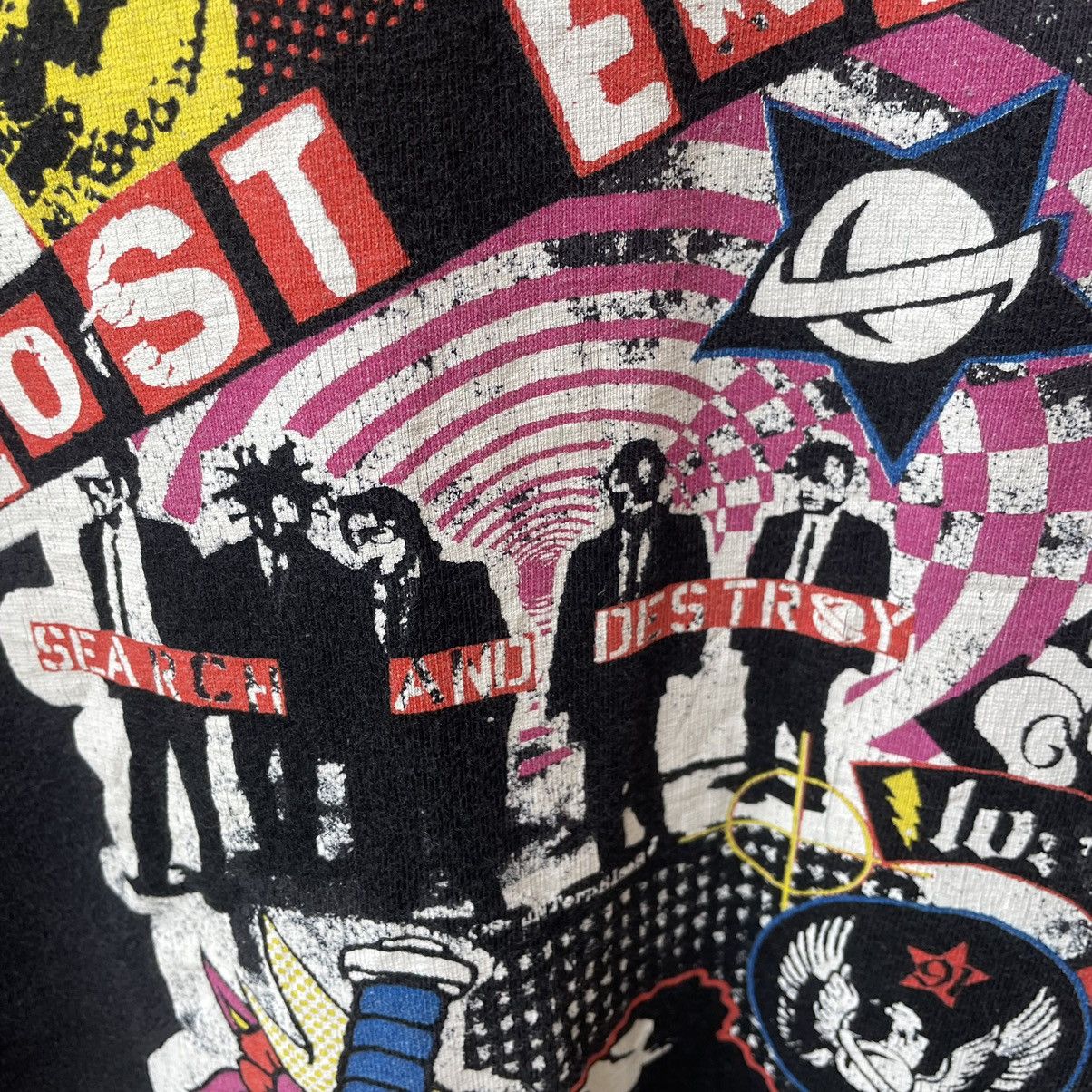 Lost Enterprises × Welcome Skateboards 🔥Lost Enterprises Search Destroy Skate Punk Sun Faded Tee Size US XL / EU 56 / 4 - 5 Thumbnail