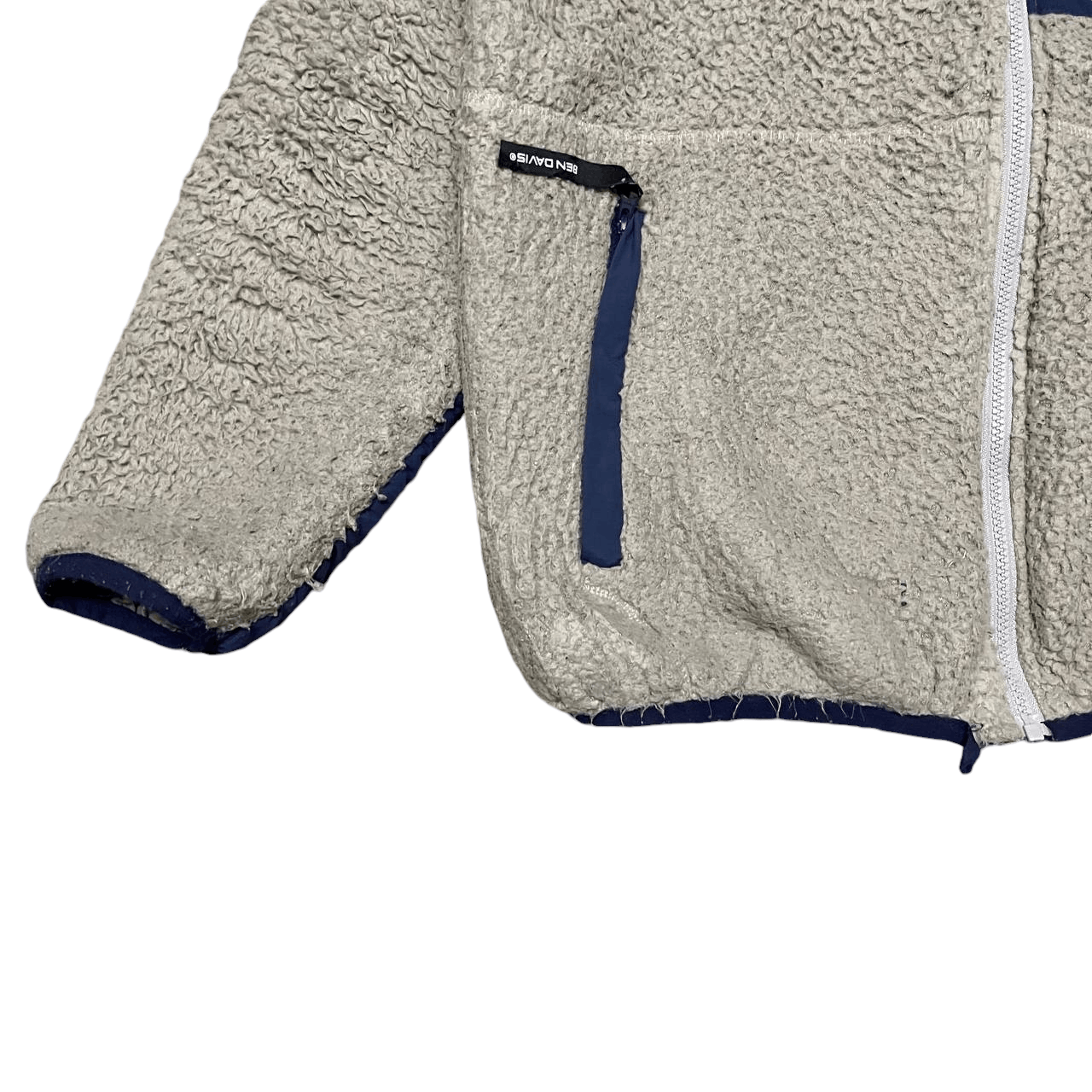 Ben Davis Vintage Ben Davis Fleece Zipper Jacket Size US XL / EU 56 / 4 - 3 Thumbnail