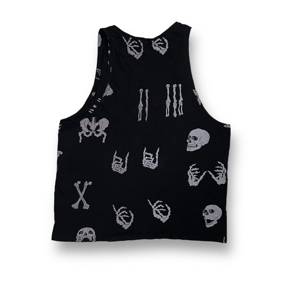 If Six Was Nine SKELETON TANK TOP Y2K Size US L / EU 52-54 / 3 - 4 Thumbnail