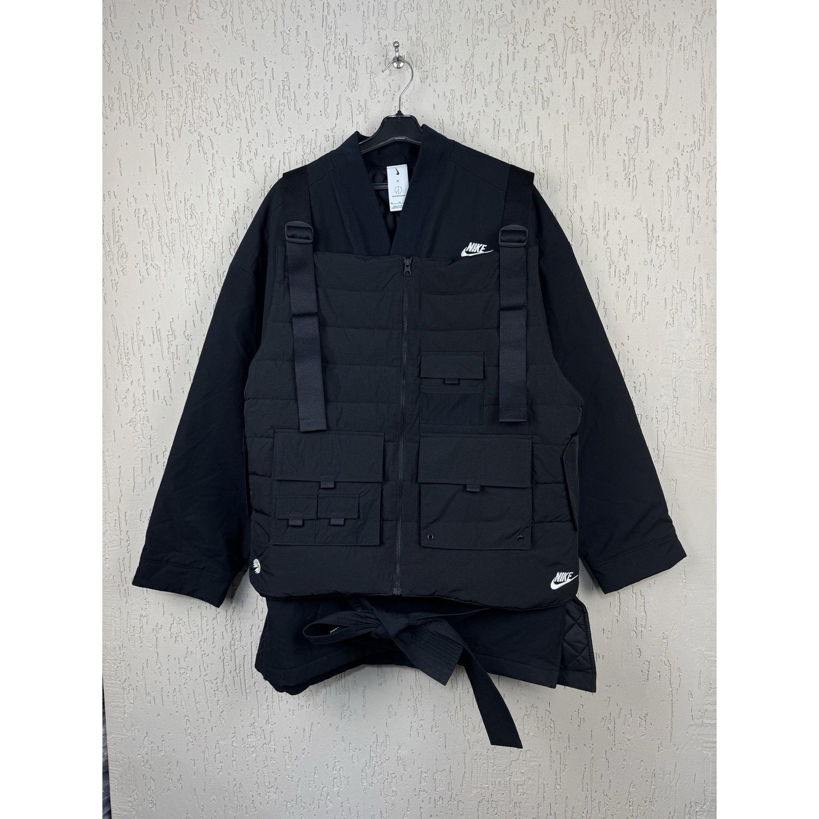 Nike NWT RRP $350 Nike x Peaceminusone G-Dragon 2+1 Vest Kimono J Size US XL / EU 56 / 4 - 1 Thumbnail