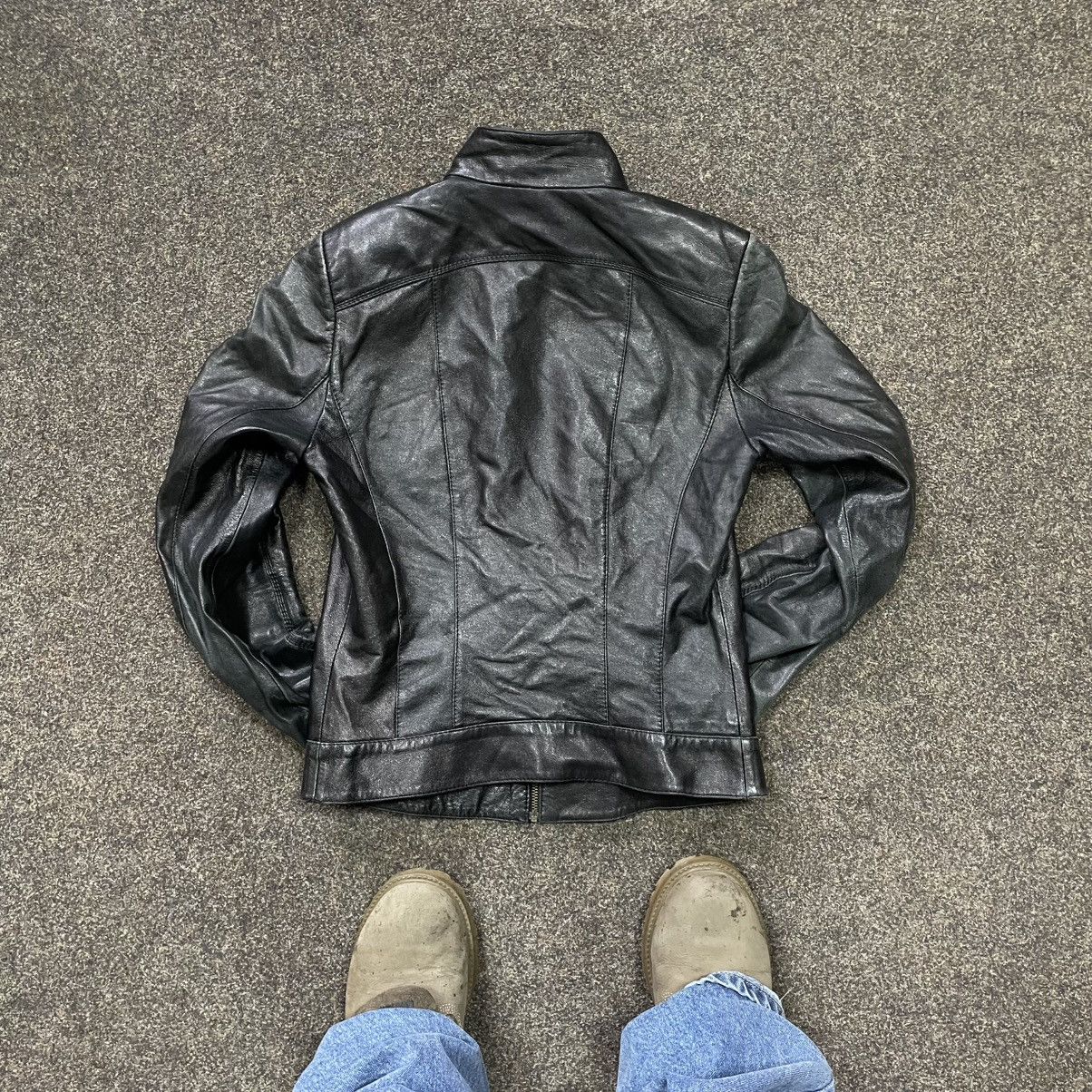 Genuine Leather Vintage Y2K Leather Jacket Biker Punk Opium BALENCIAGA Style Size S / US 4 / IT 40 - 7 Thumbnail