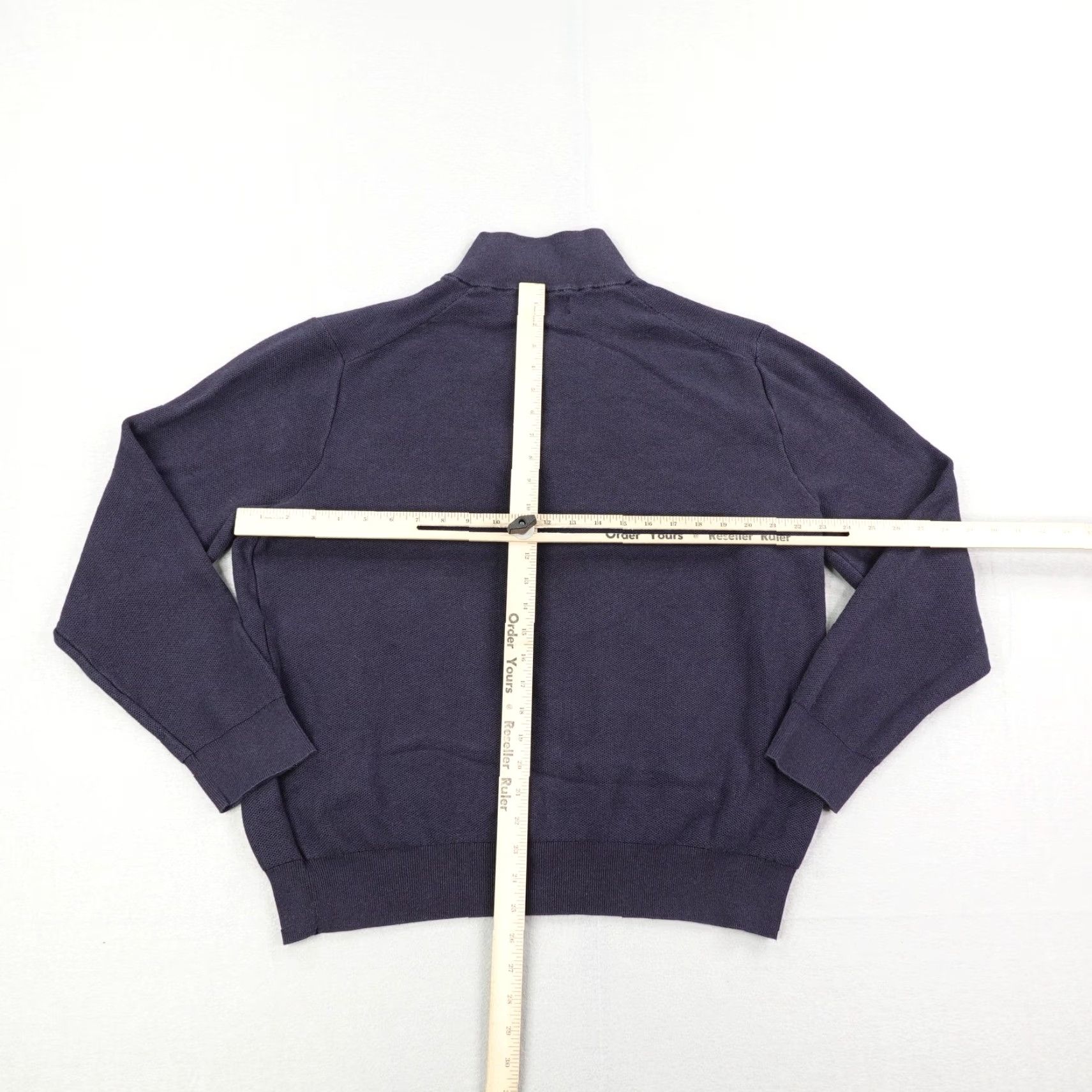 Polo Ralph Lauren Polo Ralph Lauren Sweater 2XL Blue 1/4 Zip Pullover Pony Logo Mock Neck Mens Size US XXL / EU 58 / 5 - 5 Thumbnail
