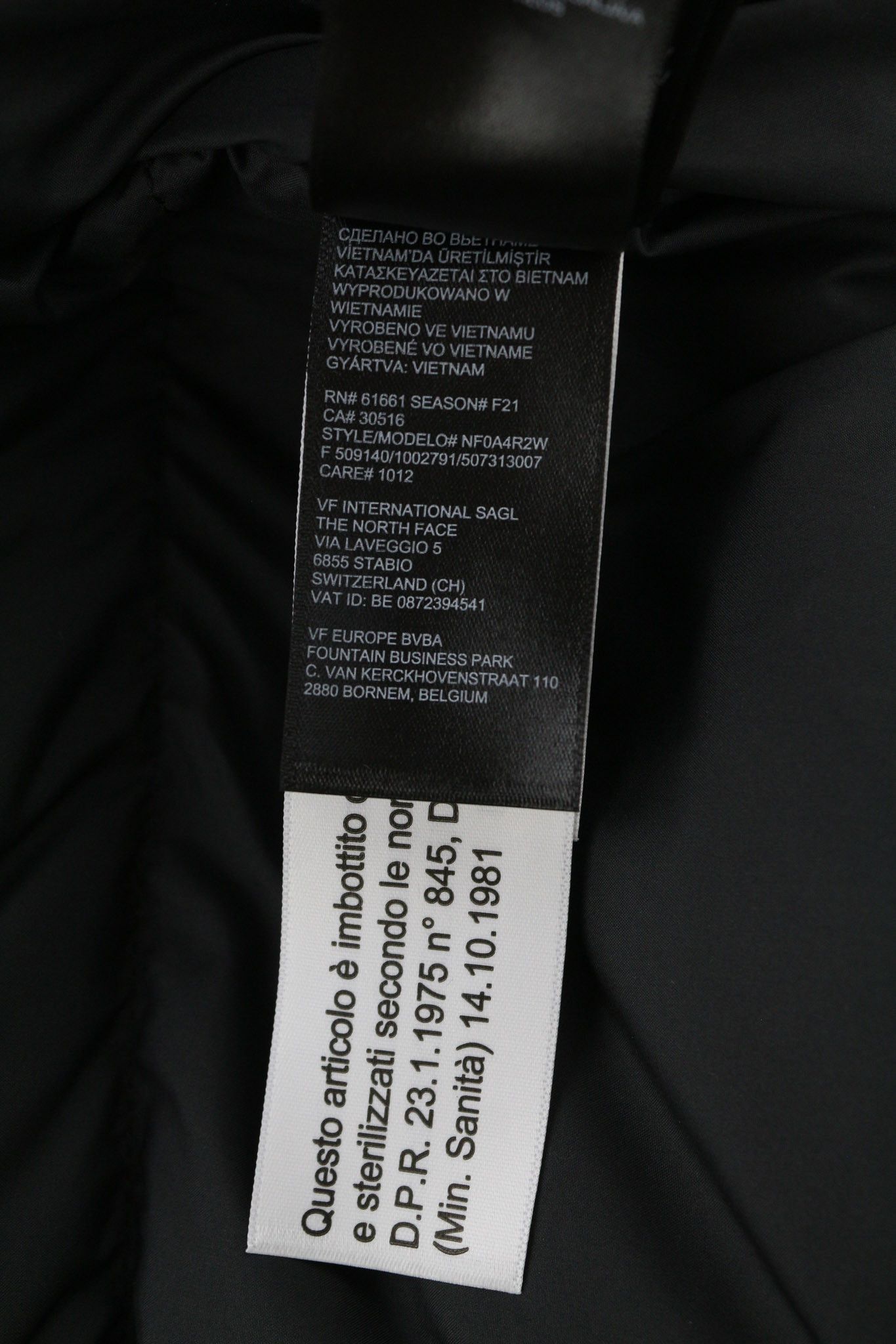The North Face HIMALAYAN S Black 550 Down Insulated Quilted Puffer 81690 Size S / US 4 / IT 40 - 11 Thumbnail