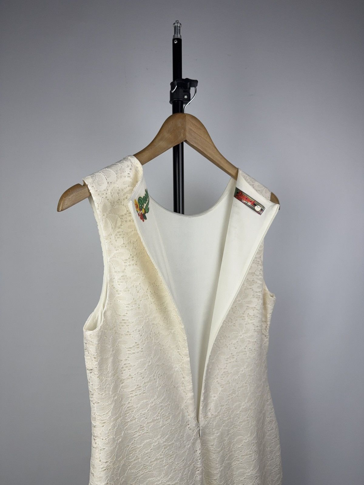 Desigual Retro Y2K Desigual Floral Lace Dress Ivory Boho Art Style 40 Size M / US 6-8 / IT 42-44 - 10 Thumbnail