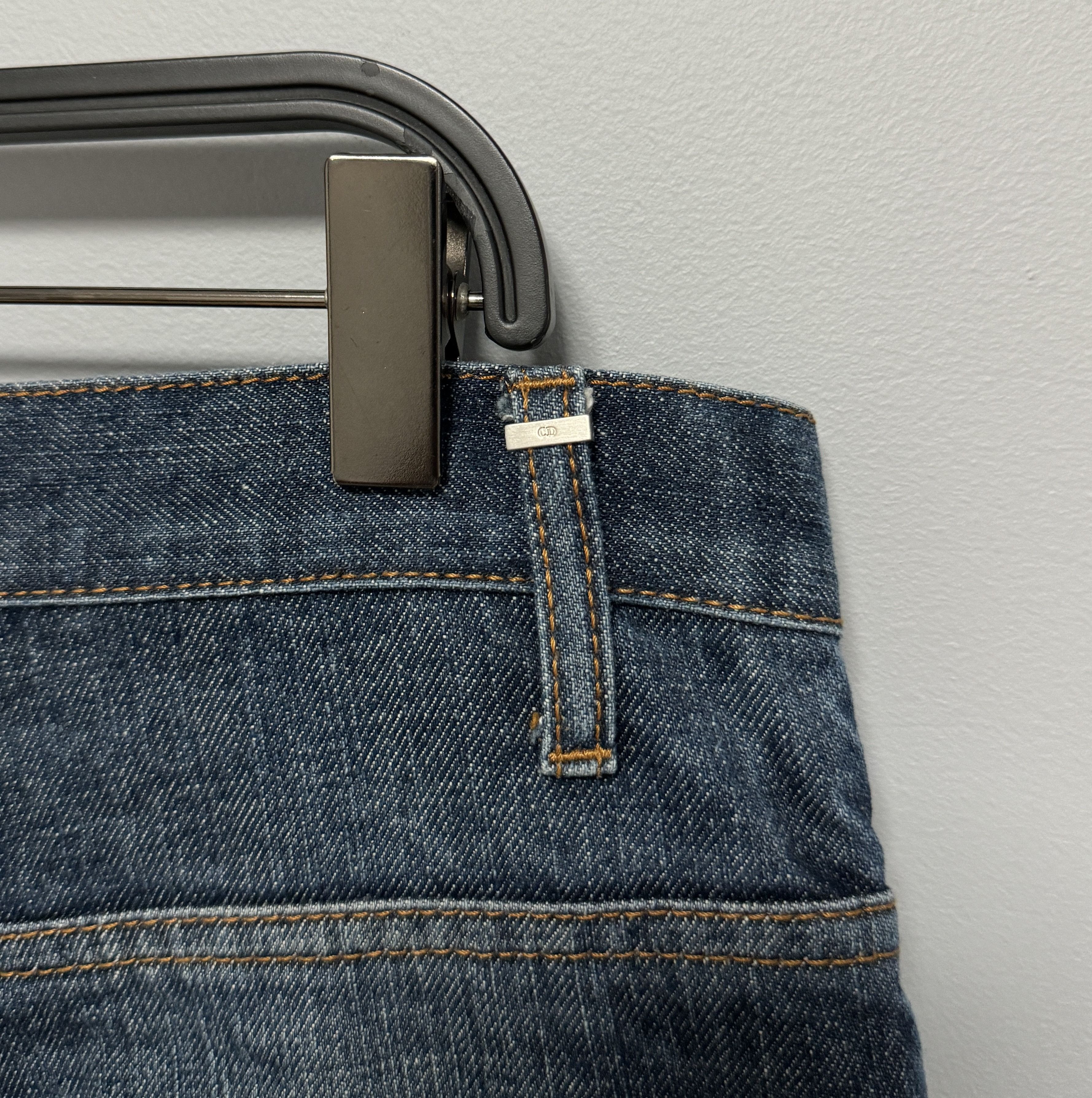 Dior Dior Homme Denim Pants Jeans Hedi Slimane Dark Navy Size 33 Size US 33 - 8 Thumbnail
