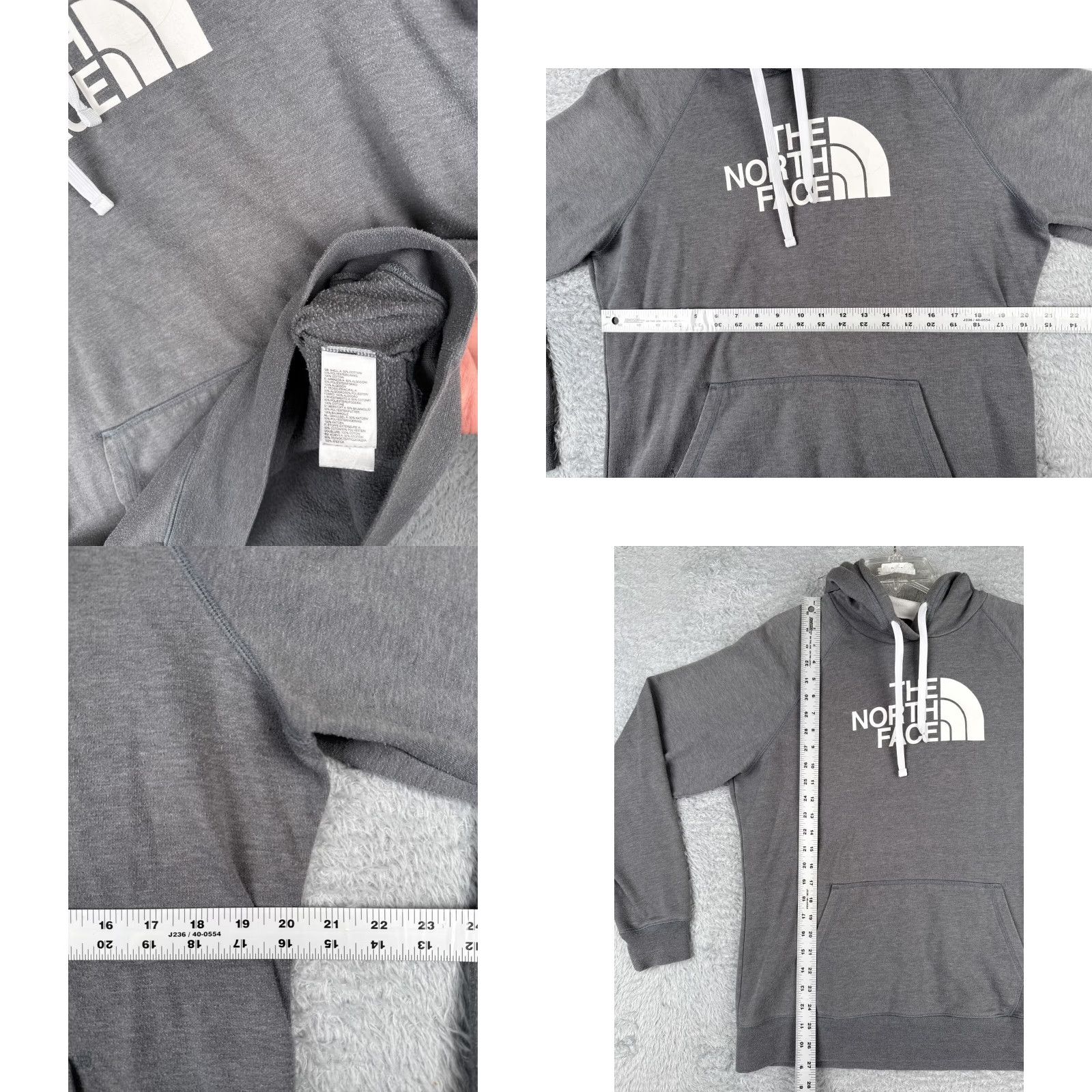 The North Face The North Face Hoodie Women Extra Large Gray Pullover Jersey Fabric Womens Size XL / US 12-14 / IT 48-50 - 8 Thumbnail