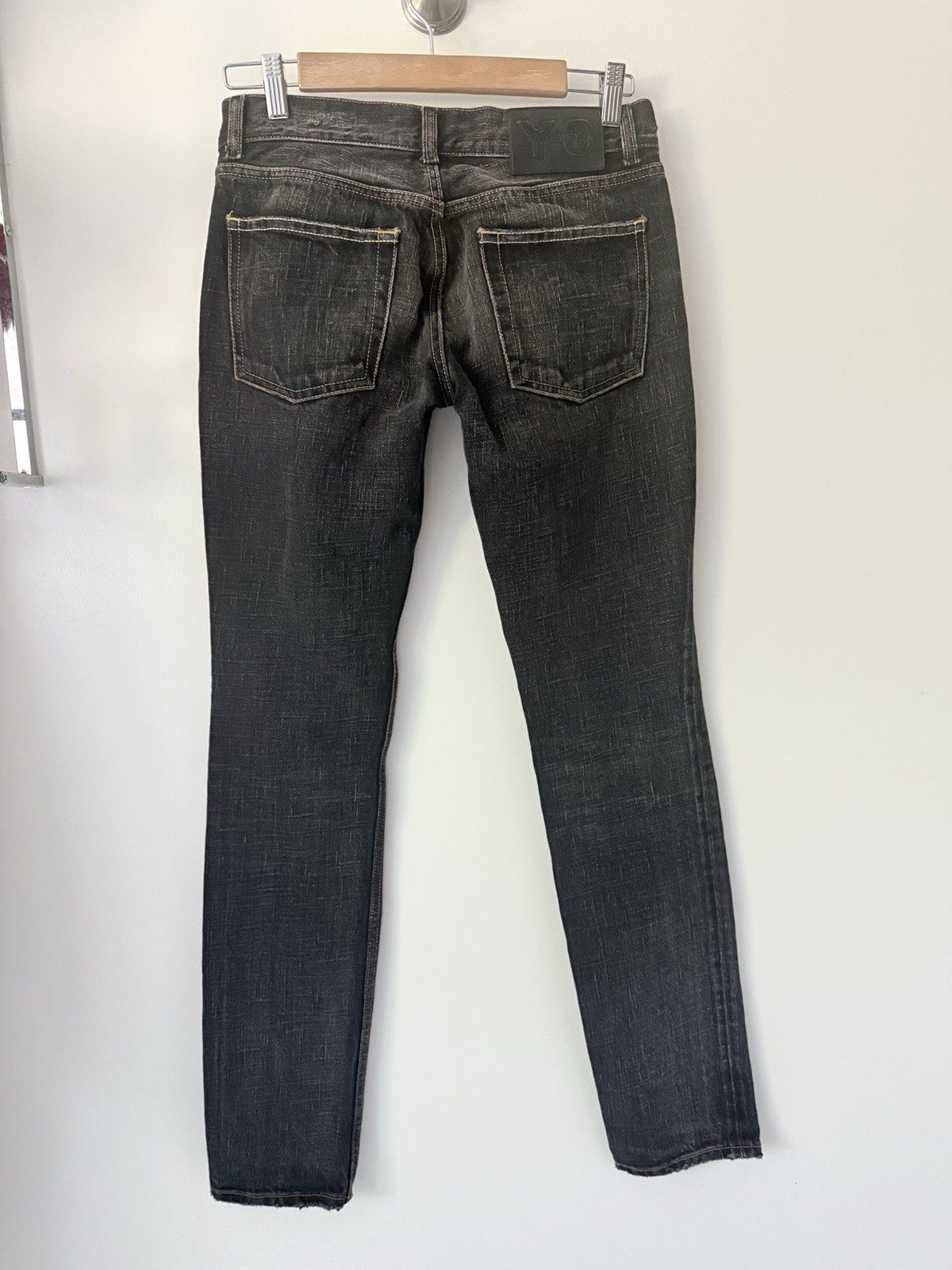Y-3 Adidas Y-3 Black Jeans Made In Italy Size 29R 2006 RARE Size US 29 - 2 Thumbnail