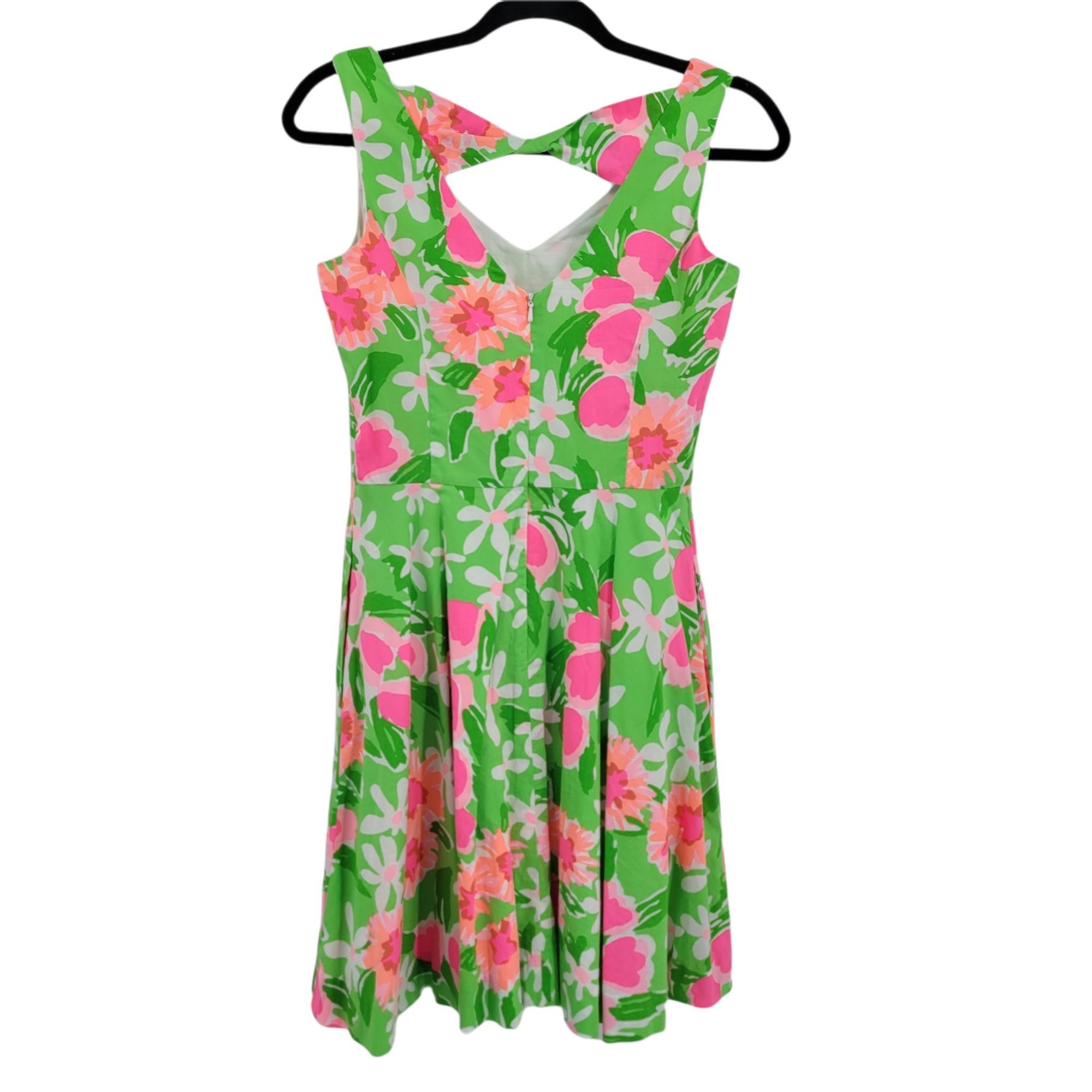 Lilly Pulitzer Lilly Pulitzer 80's Everything Nice Freja' Floral Fit & Flar Size XS / US 0-2 / IT 36-38 - 12 Thumbnail