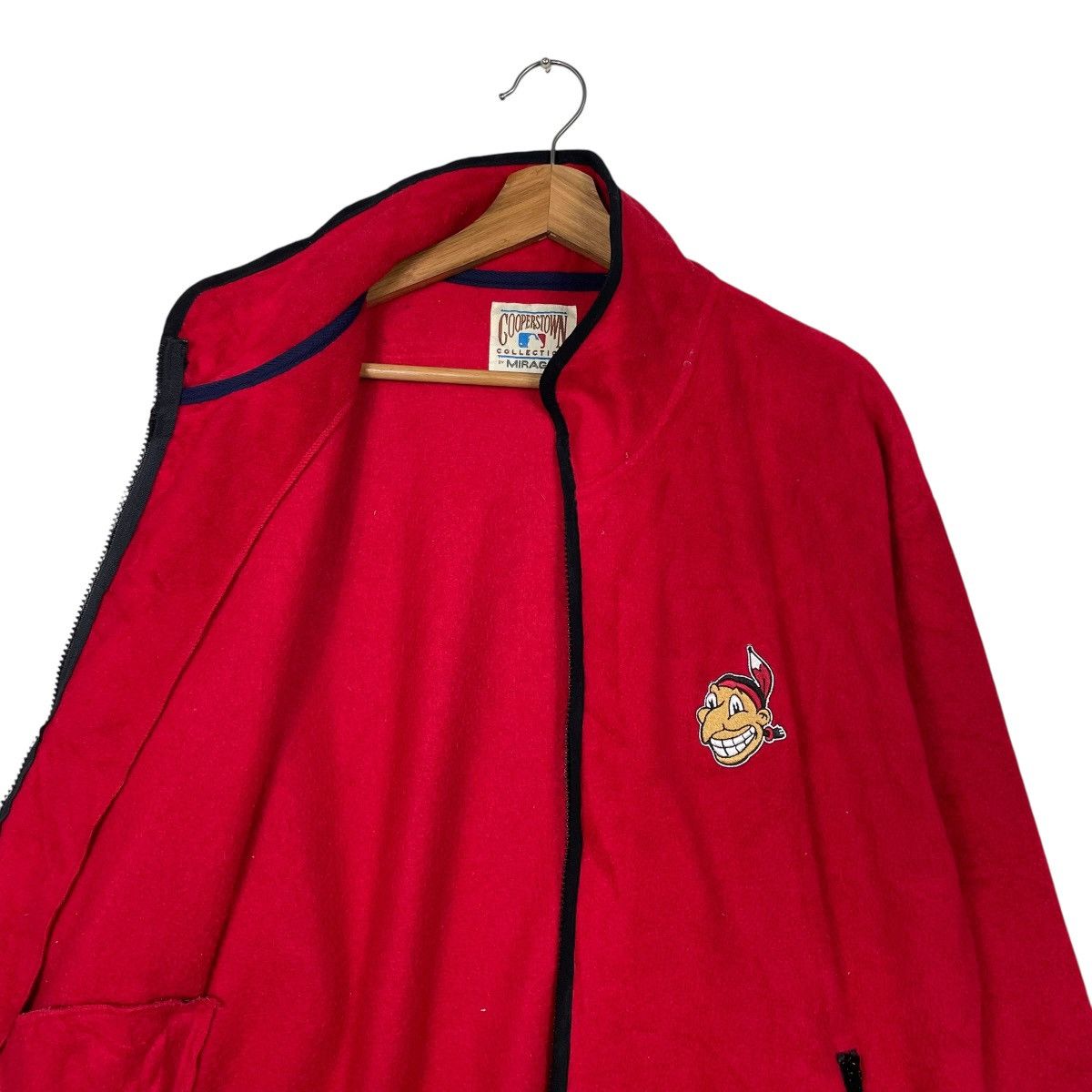 Mirage Vintage Mirage Cleveland Indians Fleece Jacket Size US L / EU 52-54 / 3 - 10 Thumbnail