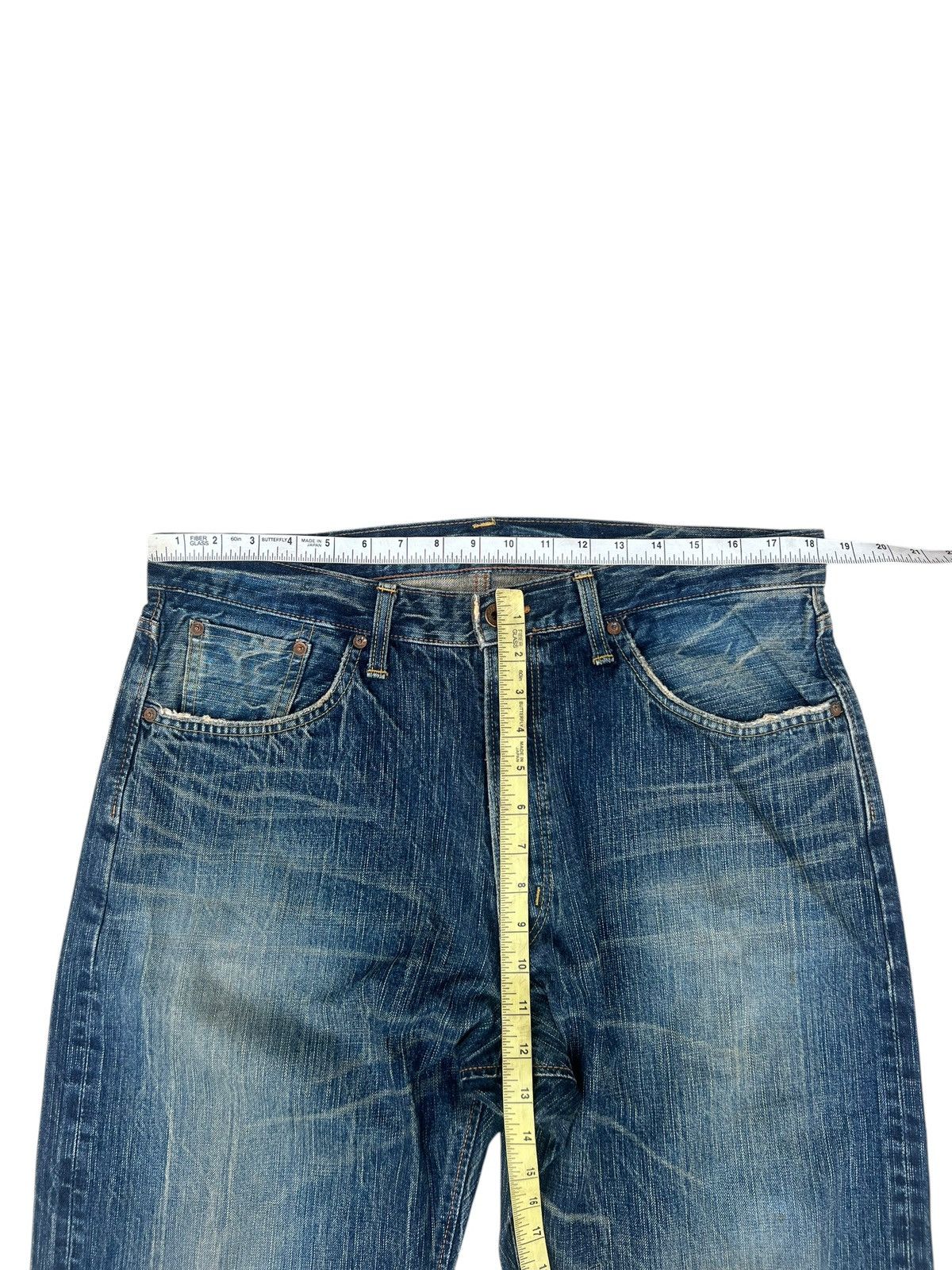 Edwin Edwin 505Z Japan Rusty Denim Dirty Mud Selvedge Jeans Size US 36 / EU 52 - 2 Thumbnail