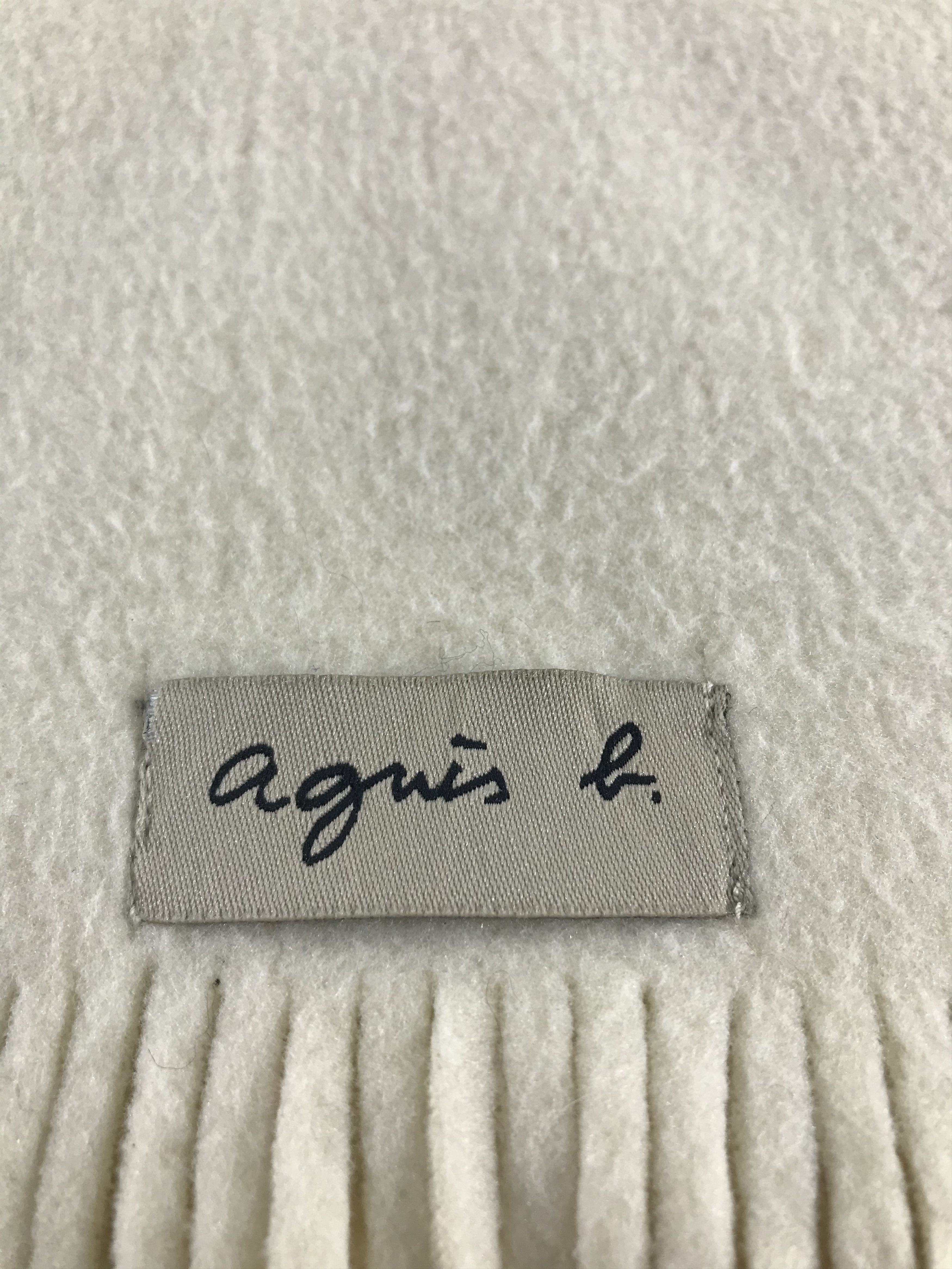 agnes b. Agnes B. Wool Scarf Muffler V444 Size ONE SIZE - 4 Thumbnail