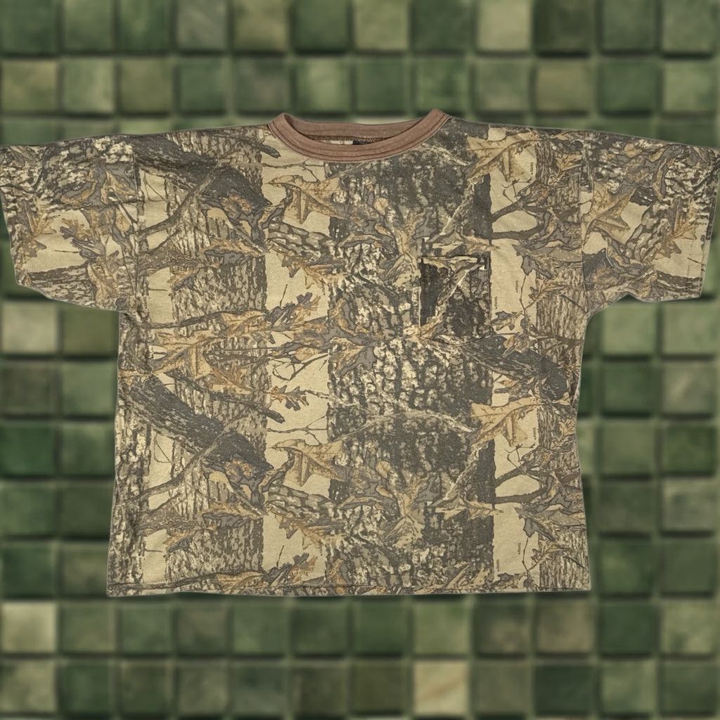 Vintage VINTAGE Ace Sportswear 90s USA Camo T Shirt Sniper Single Stitch 3XL Size US XXL / EU 58 / 5 - 1 Thumbnail