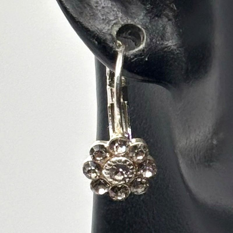 Other Silver Flower Earrings Size ONE SIZE - 1 Thumbnail