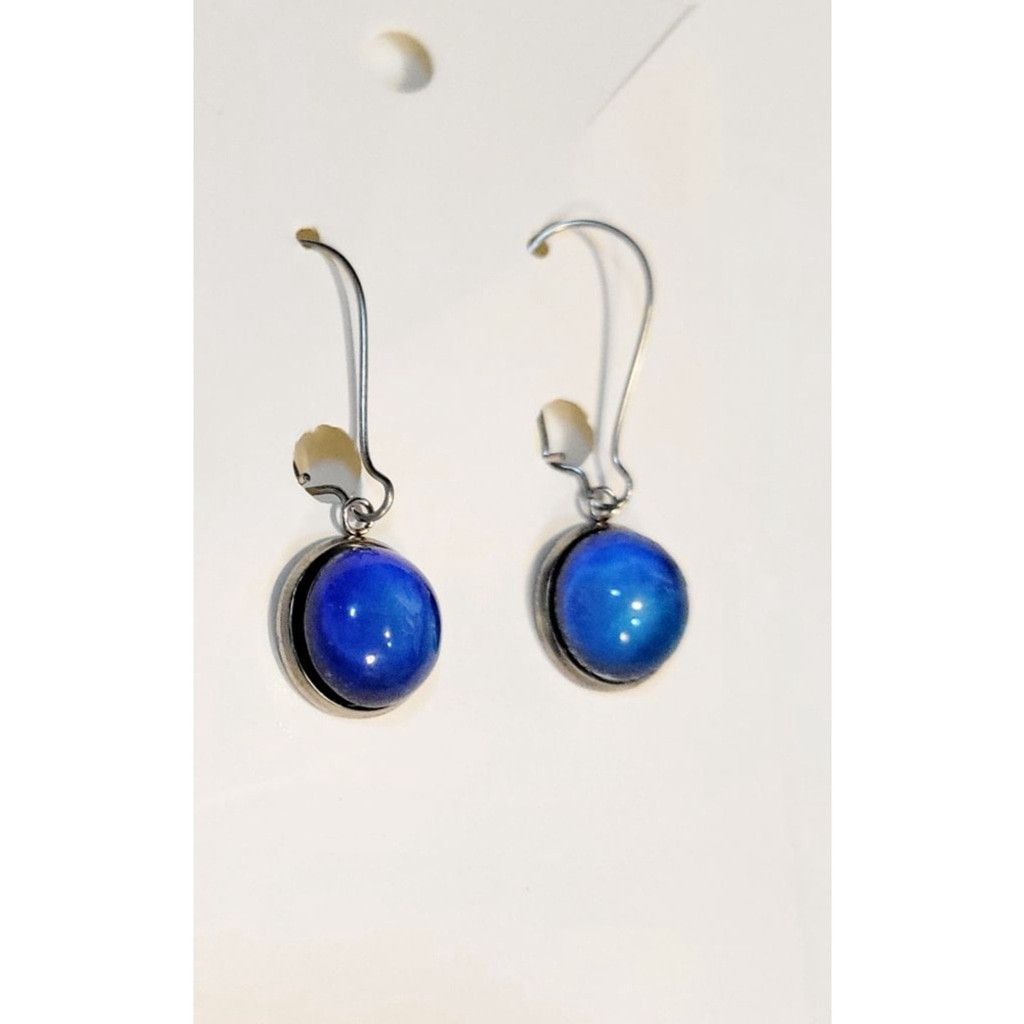 Handmade Mood balancing comfort jewelry dangle latch back earrings Size ONE SIZE - 2 Thumbnail