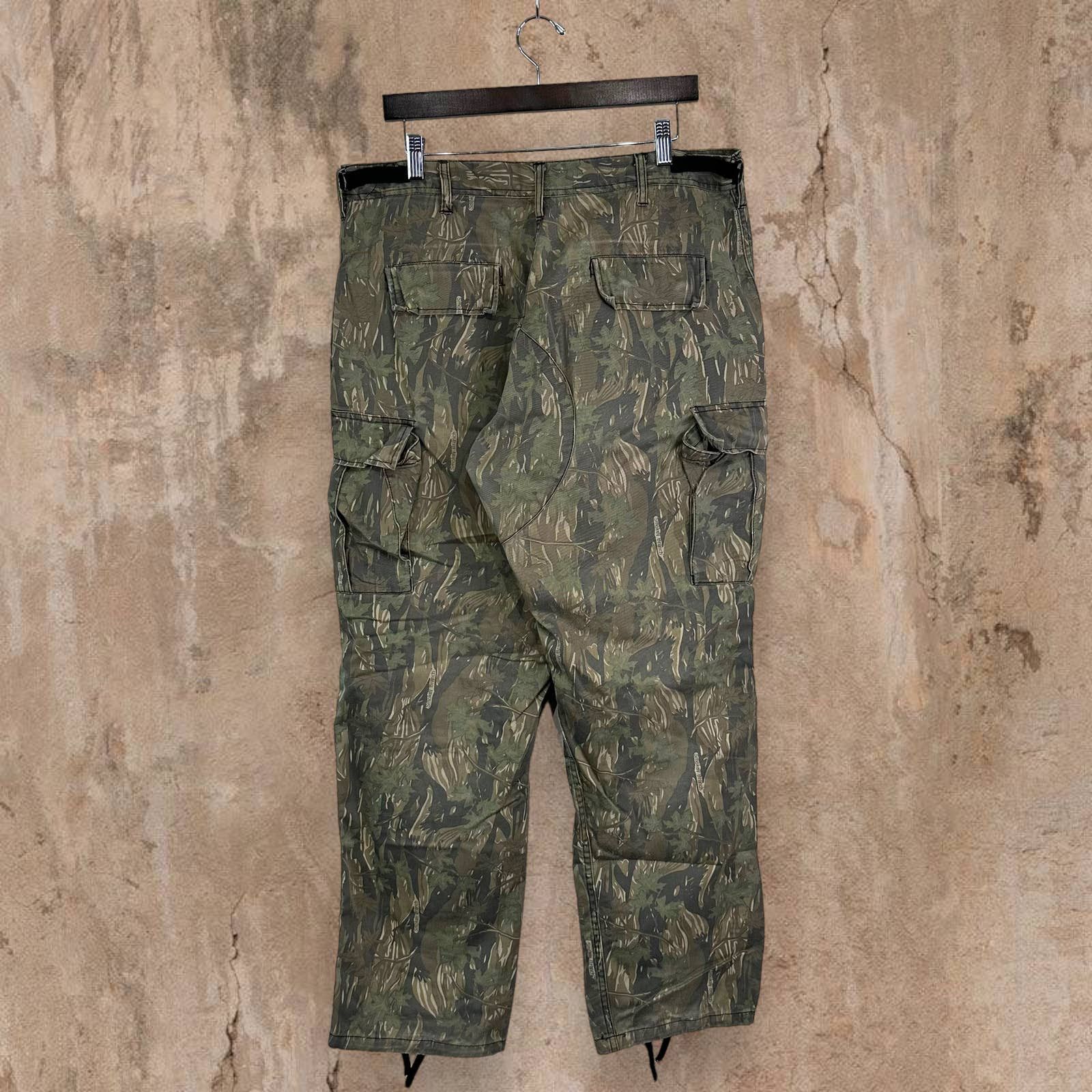 Vintage Vintage Military Hunting Camo Pants Baggy Double Knees 90s ...