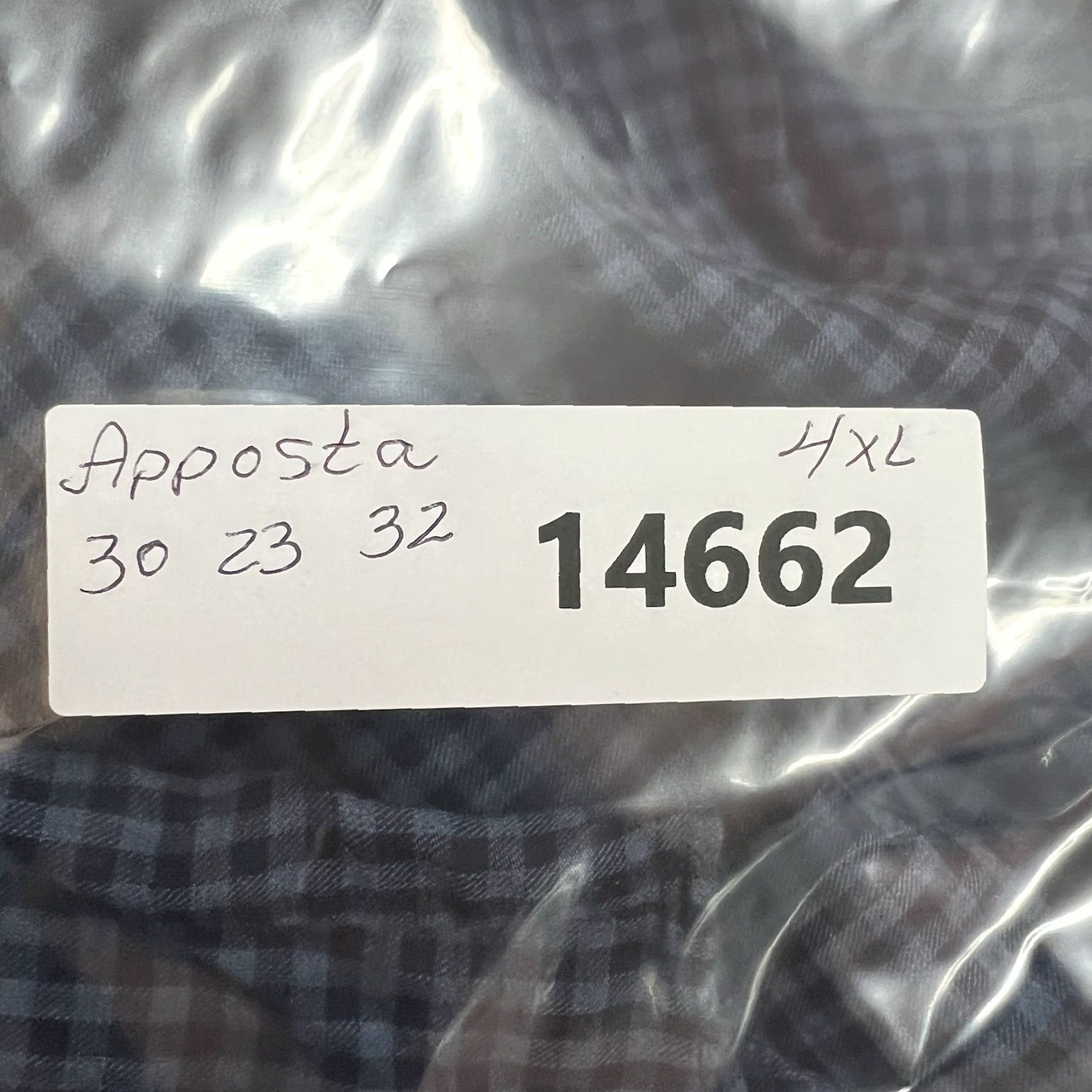 Vintage VINTAGE Apposta Checked Flannel Shirt Mens 4XL Blue Button-Down Collared Casual Winter 4XL Men Blue Check Size US XXL / EU 58 / 5 - 8 Thumbnail