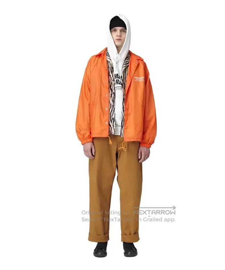 Neighborhood Neighborhood New Coach Jacket, Orange, Size M Size US M / EU 48-50 / 2 - 7 Thumbnail