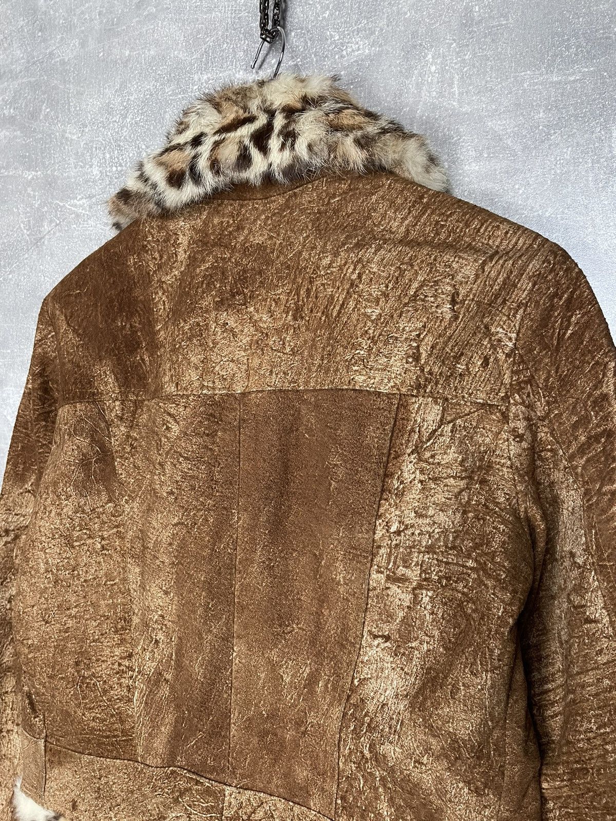 Japanese Brand × Vintage Vintage Y2K Fur Fluffy Stylysh Jacket Size L / US 10 / IT 46 - 6 Thumbnail