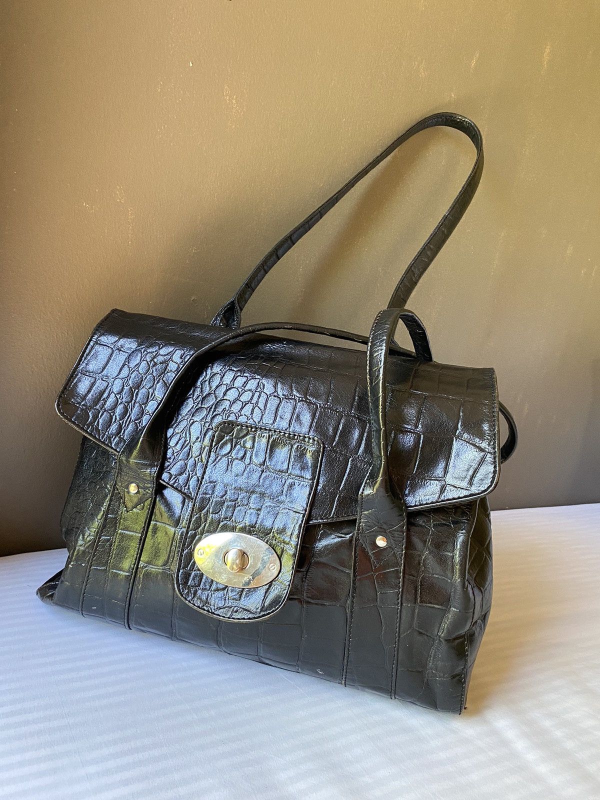 Designer × Vintage The monte Black handbag Size ONE SIZE - 1 Thumbnail