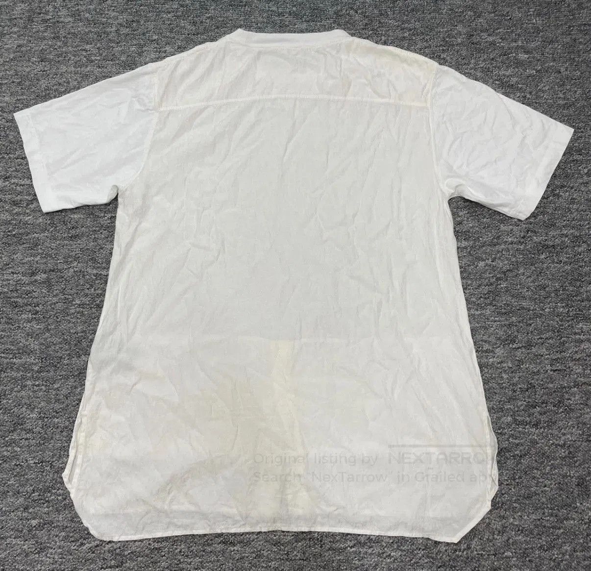 Dior White Short Sleeve Shirt with Front Pockets, Size L. Size US L / EU 52-54 / 3 - 2 Thumbnail