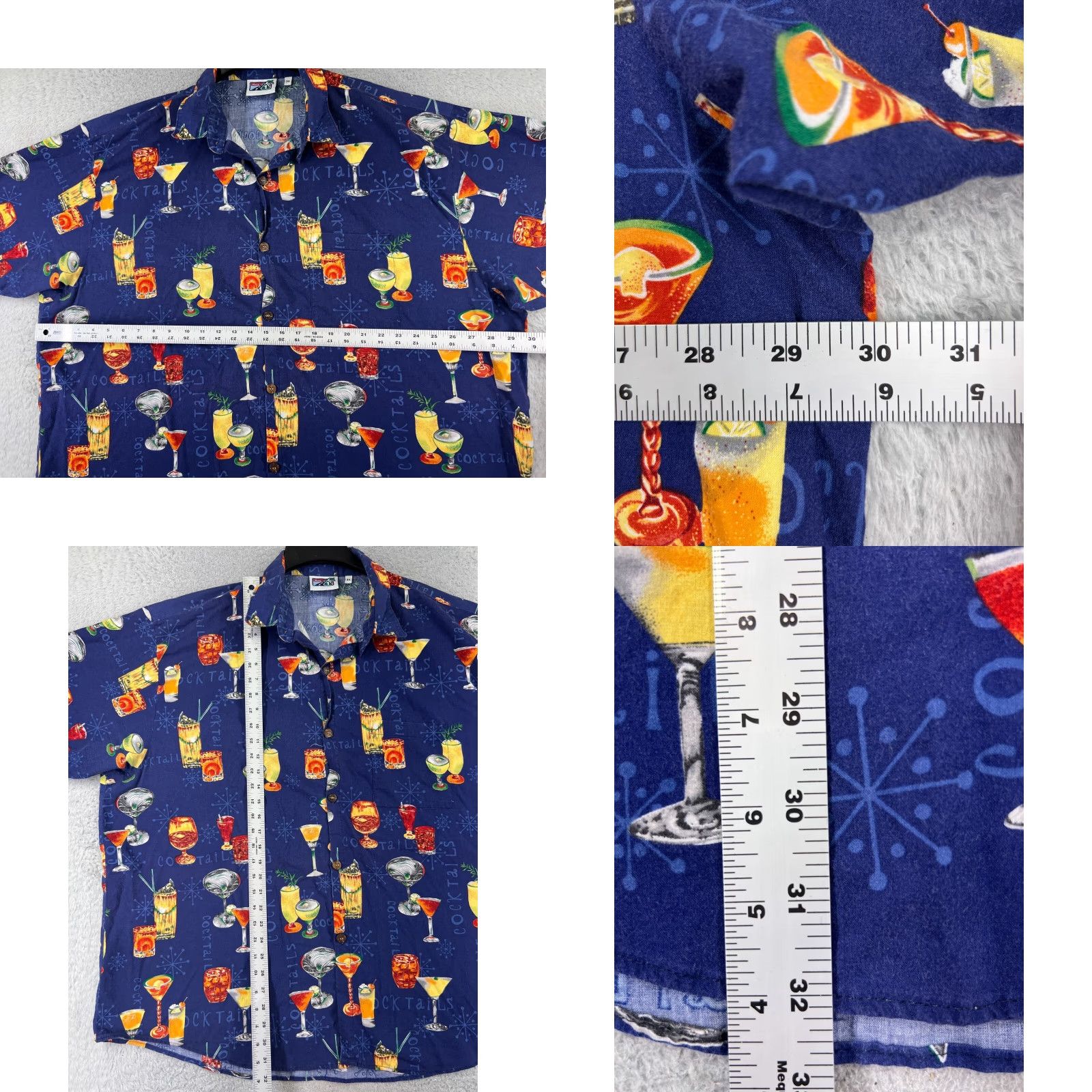 Vintage VINTAGE HWY 1 Shirt Men 3XL Blue Hawaiian Button-Up Casual Floral Aloha Luau Vacation 1950s 60s Mens Size US XXL / EU 58 / 5 - 8 Thumbnail