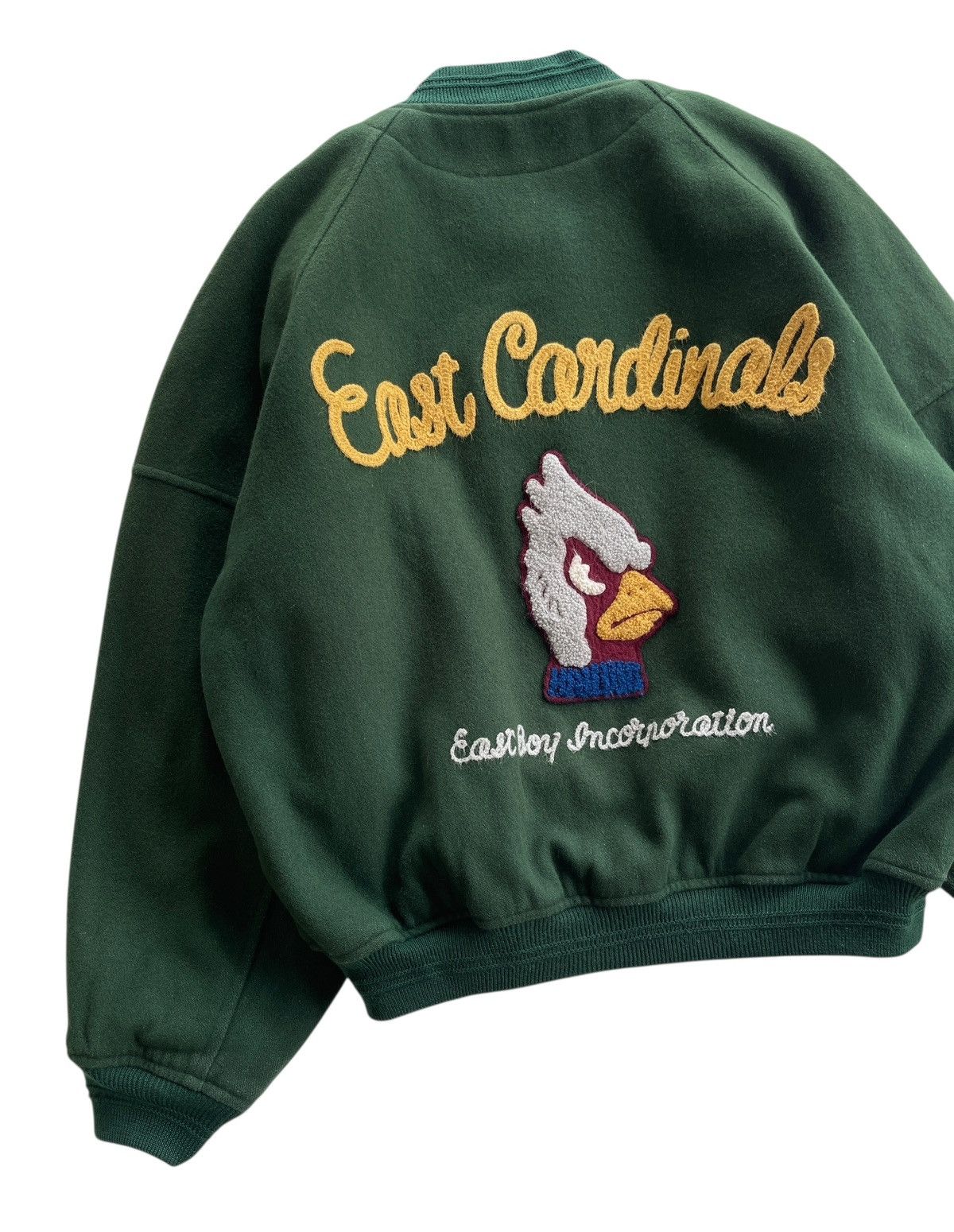 Japanese Brand Vintage East Cardinals Wool Bomber Jacket Size US M / EU 48-50 / 2 - 6 Thumbnail