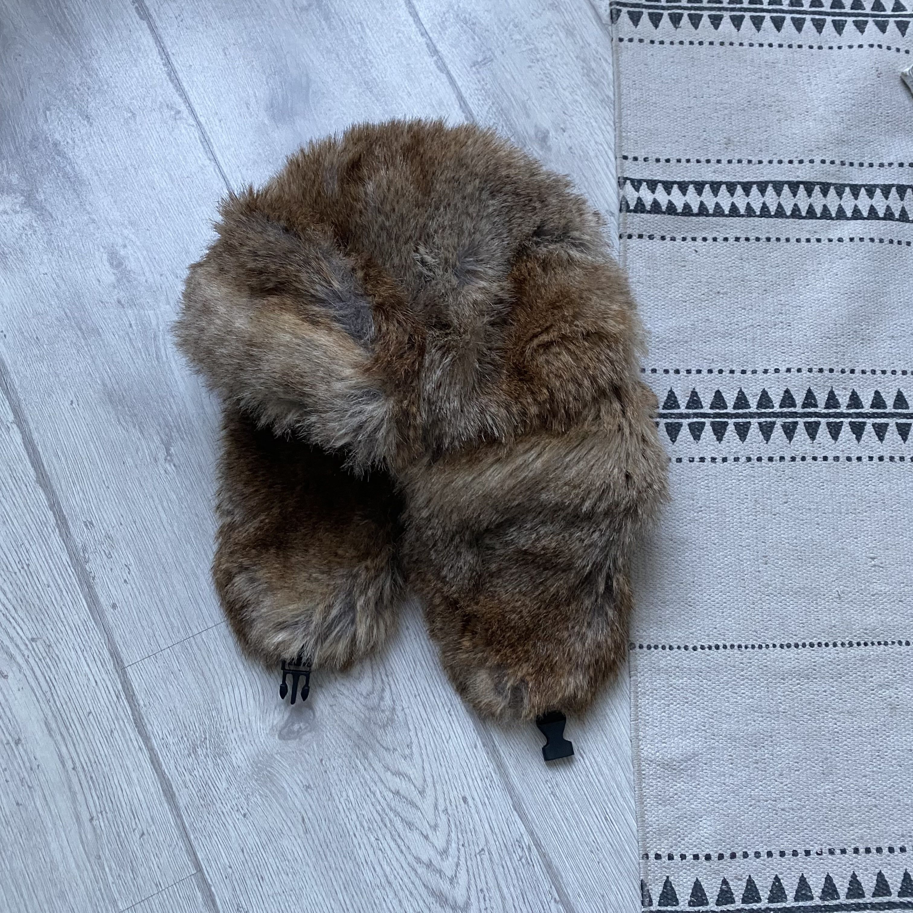 If Six Was Nine Vintage 2000s Trapper Faux Fur Ushanka Winter Hat Size ONE SIZE - 3 Thumbnail