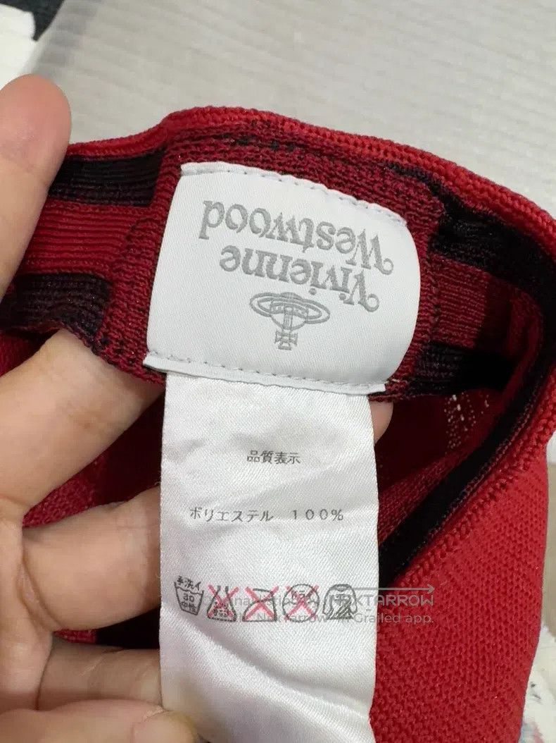 Vivienne Westwood Vivienne Westwood Red Openwork Saturn Beret Size ONE SIZE - 9 Thumbnail