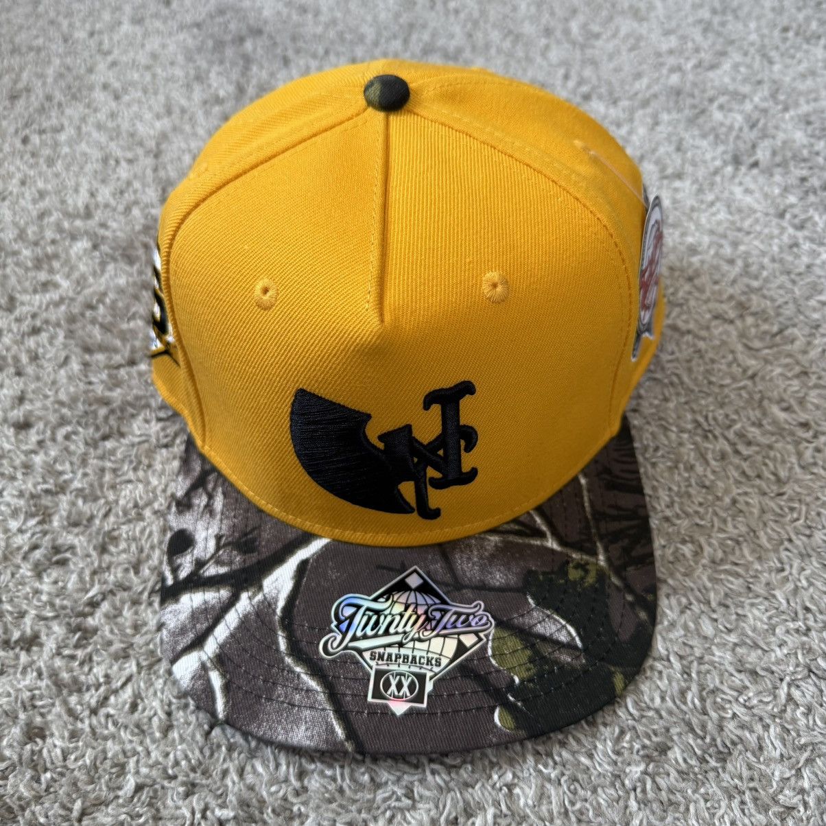 Wu-Tang Clan 🔴Wu-Tang Hat Twnty Two Yellow Camouflage NY Mets Raekwon Size ONE SIZE - 1 Thumbnail