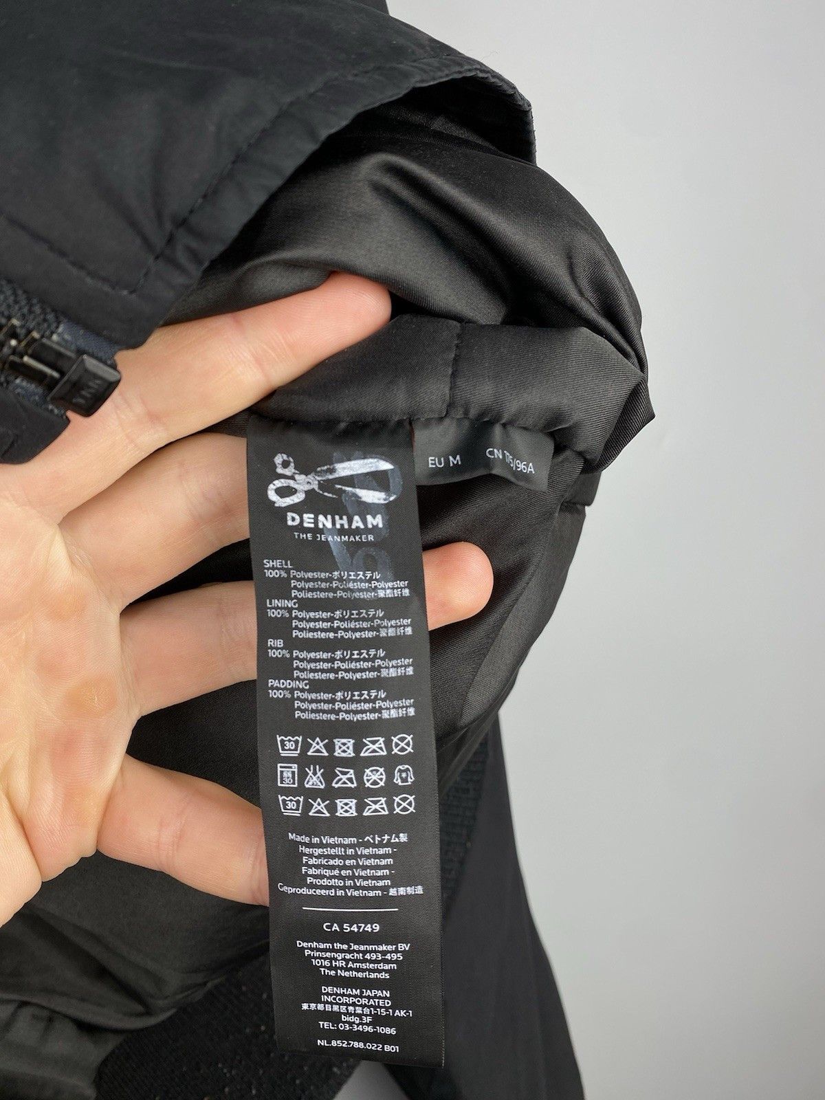 DENHAM Denham Black Full Zip Casual Bomber Jacket Size US M / EU 48-50 / 2 - 16 Thumbnail