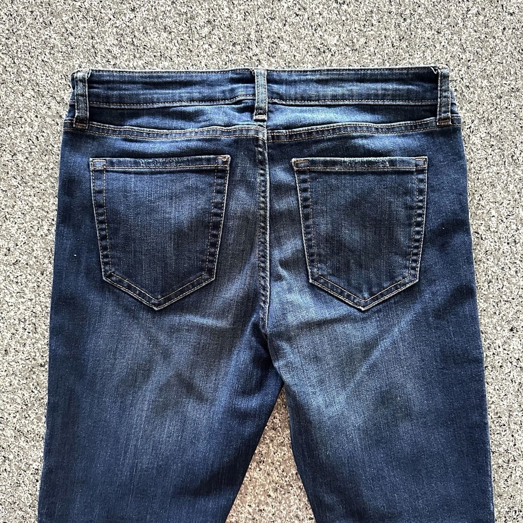 Gap Gap Jeans Skinny Mid Rise 28x28 Blue 6 Womens Denim Stretch Pocket 5-Pocket Design Legging Slim Size 28" / US 6 / IT 42 - 5 Thumbnail