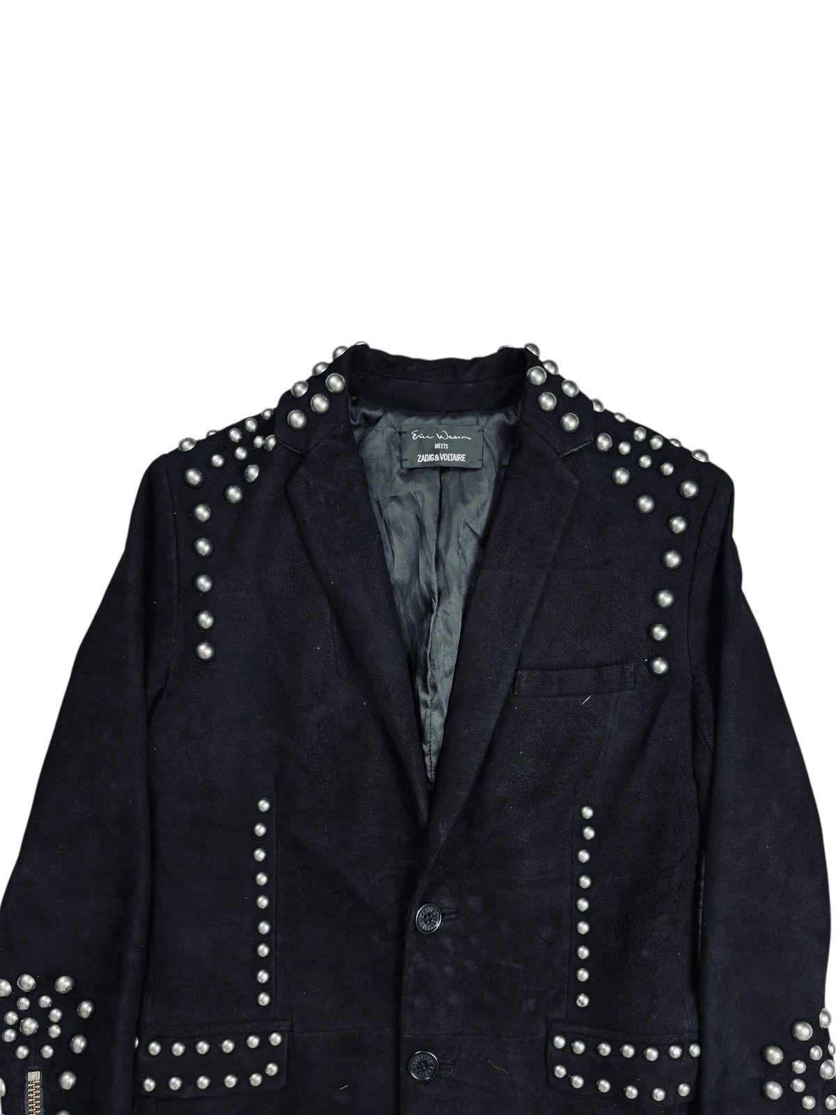 Zadig & Voltaire Archive Zadig Volatire - Studded Rockstar Leather Jacket Size US M / EU 48-50 / 2 - 6 Thumbnail