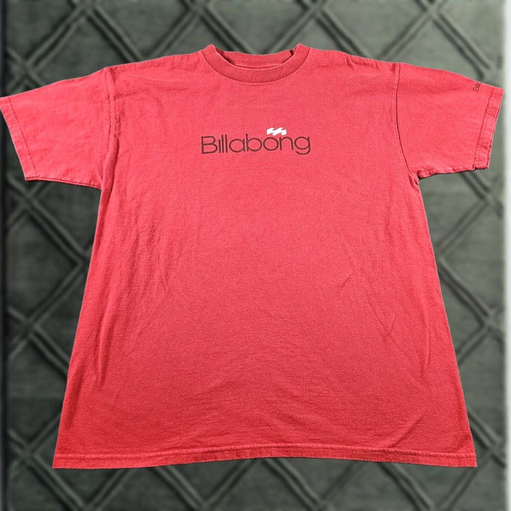 Billabong Billabong Shirt Mens L Red Logo Graphic Surf Skate Beach Tee Crewneck Cotton Size US L / EU 52-54 / 3 - 1 Thumbnail