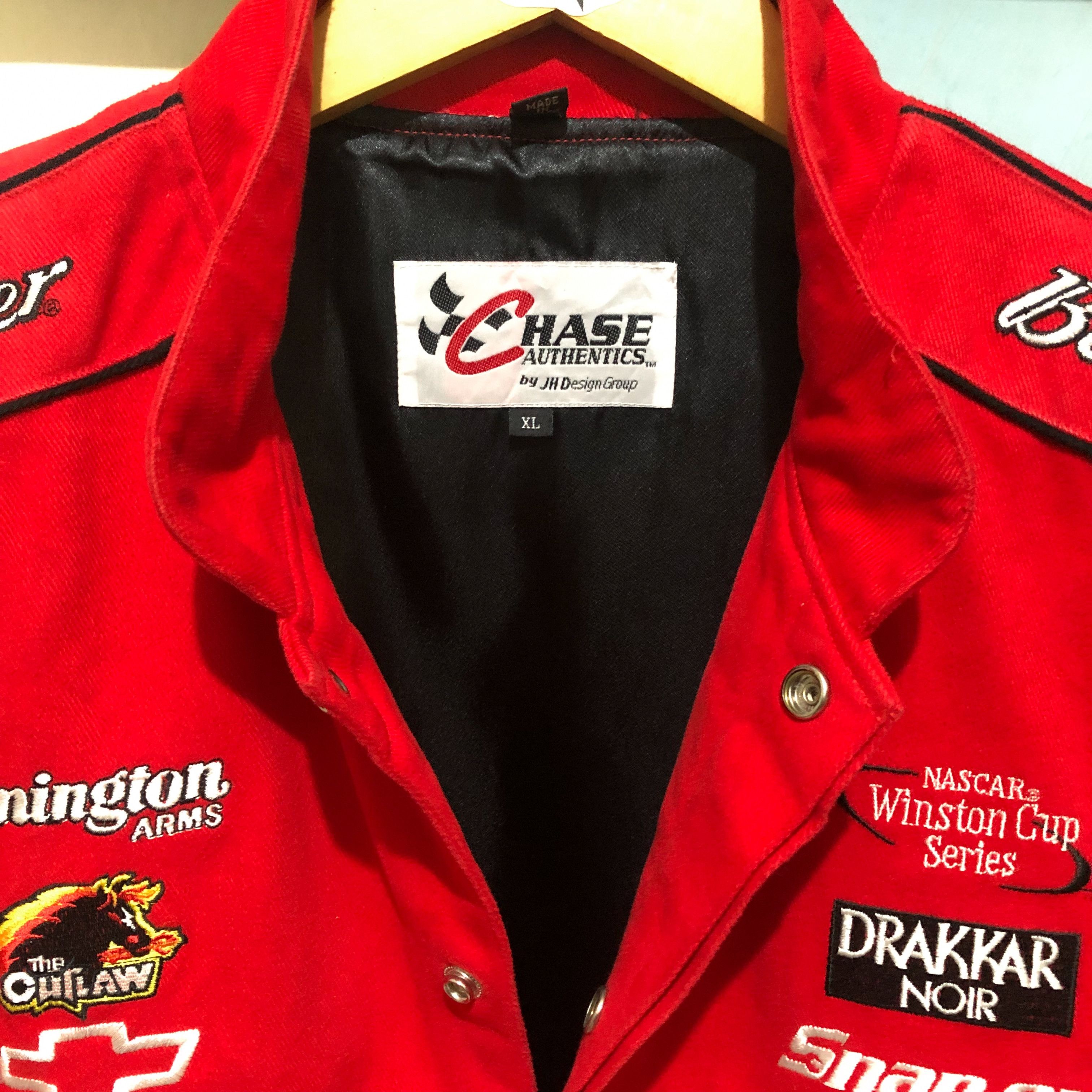 Chase Authentics Vintage Dale Earnhardt Budweiser Nascar Jacket Size US XL / EU 56 / 4 - 9 Thumbnail