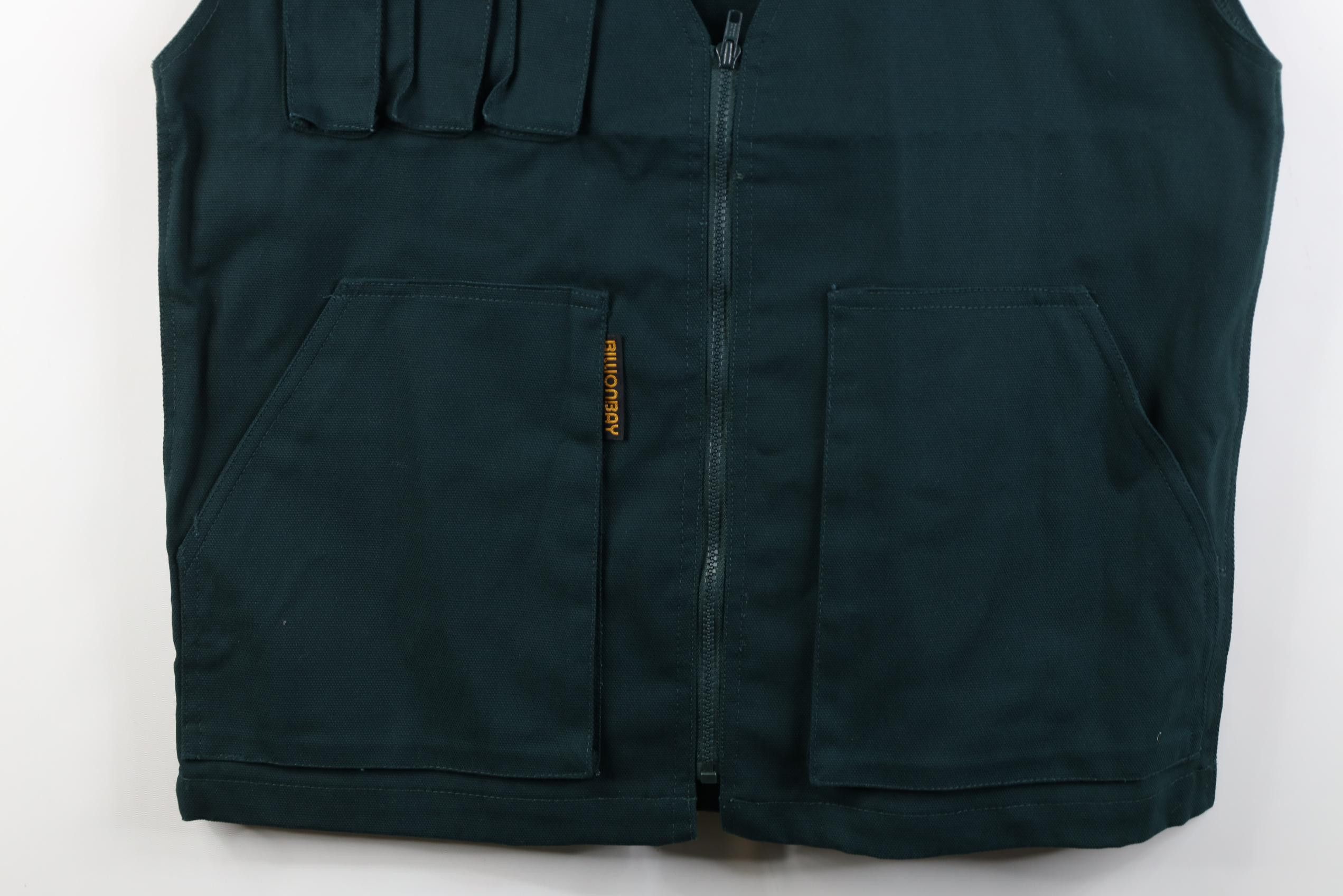 Vintage Deadstock Vintage 90s Streetwear Canvas Tactical Vest Jacket Size US L / EU 52-54 / 3 - 3 Thumbnail